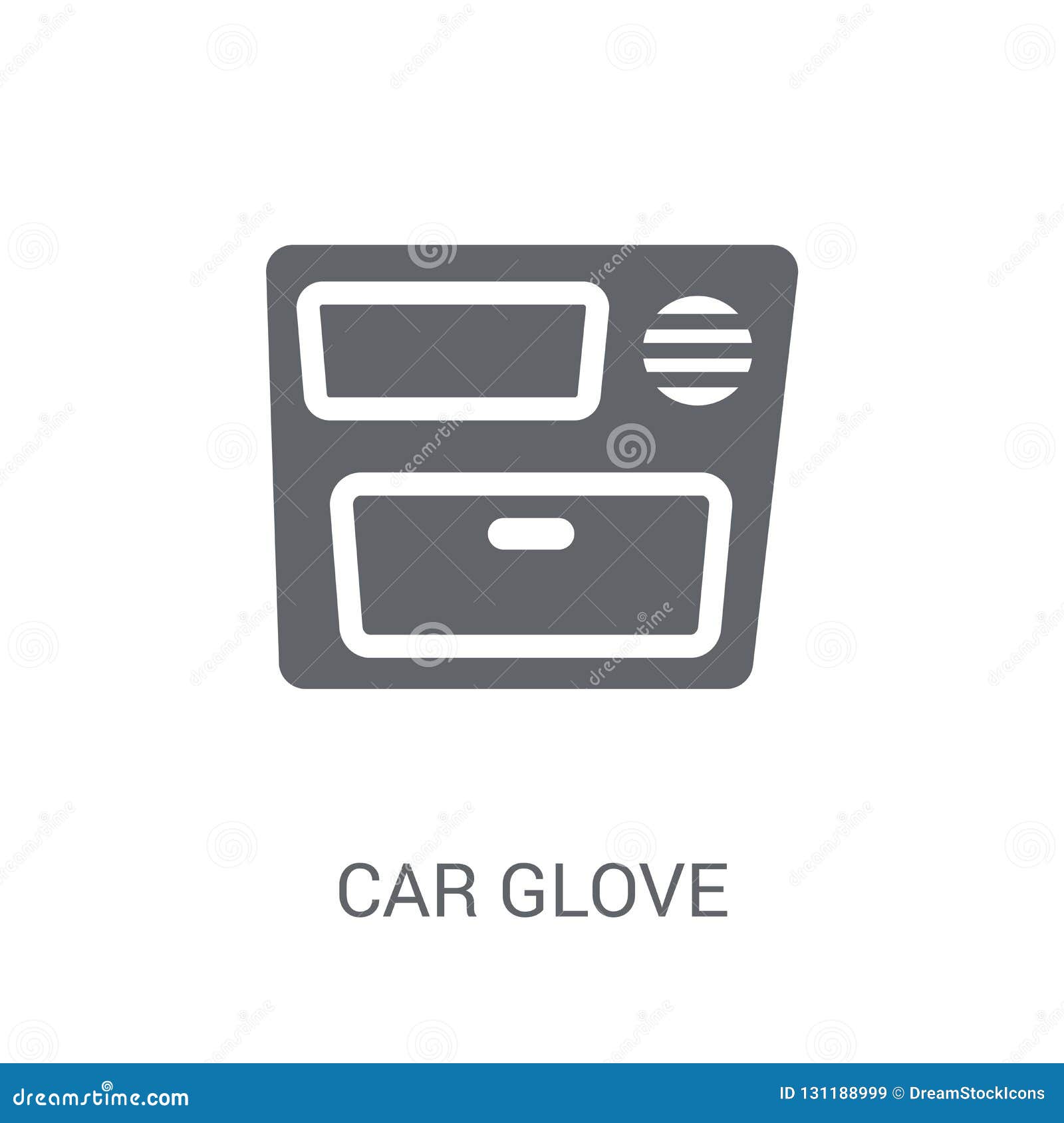 Icono De La Guantera Del Coche Ilustración del Vector Ilustración de