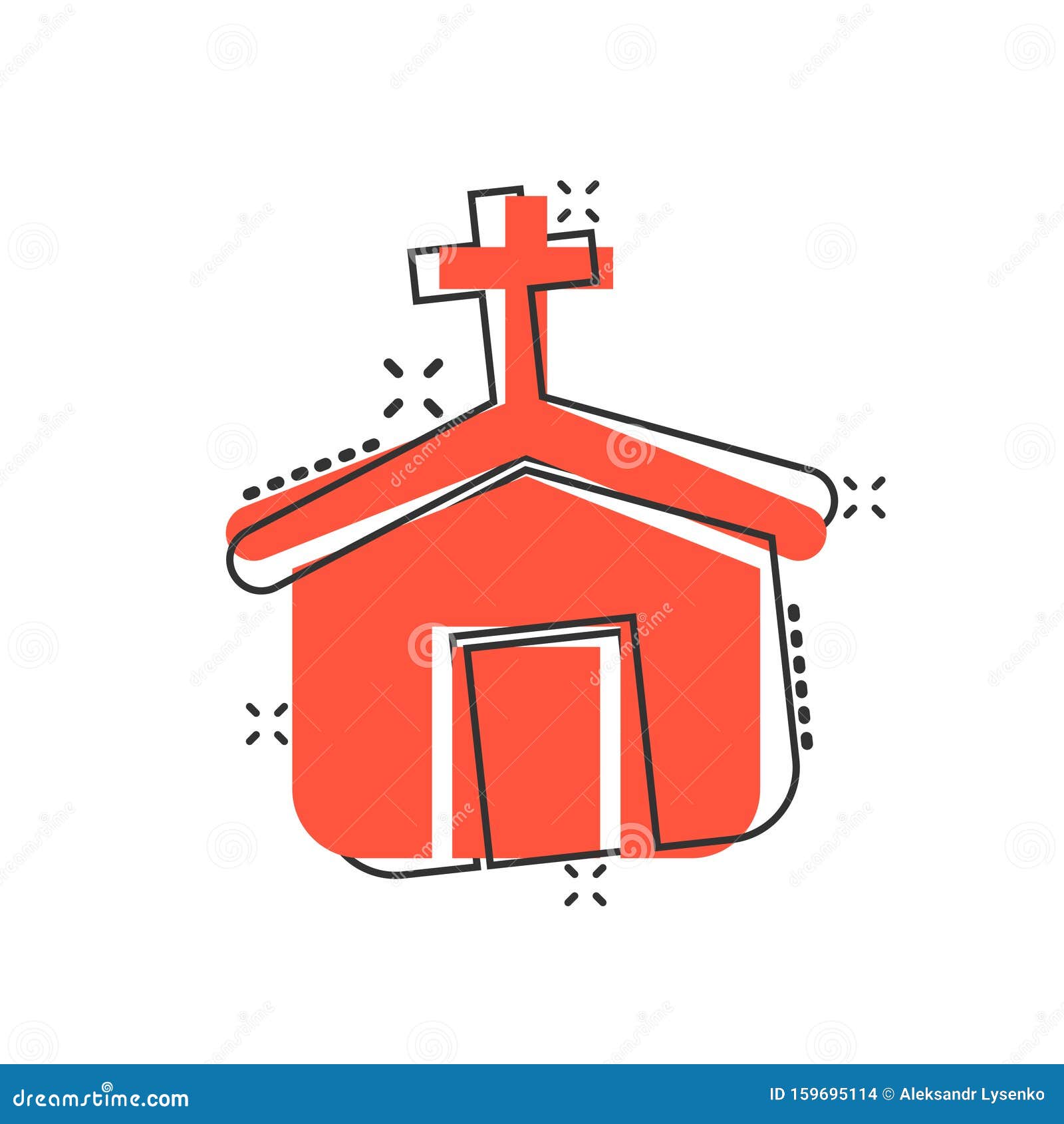 Icono De La Iglesia En Estilo Cómico. Dibujo De Dibujos Animados Vectoriales En Fondo Blanco Aislado. Concepto De Negocios De Con Ilustración del Vector - Ilustración de religioso, casa: 159695114 Icono De La Iglesia En Estilo Cómico. Dibujo De Dibujos Animados Vectoriales En Fondo Blanco Aislado. Concepto De Negocios De Con Ilustración del Vector - Ilustración de religioso, casa: 159695114