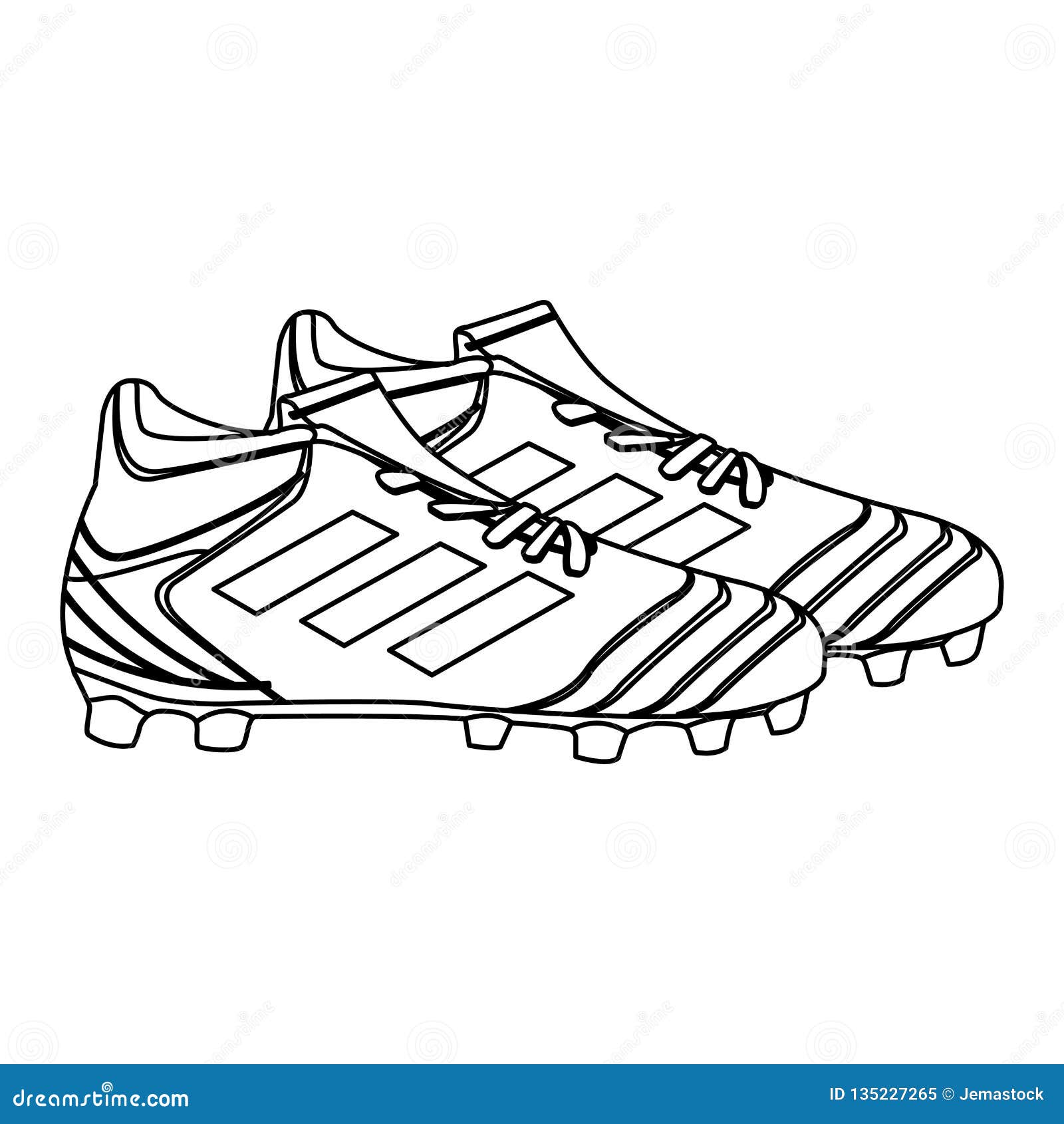 responder en caso Escarpa Icono De Las Botas Del Fútbol Ilustración del Vector - Ilustración de  equipo, zapatos: 135227265