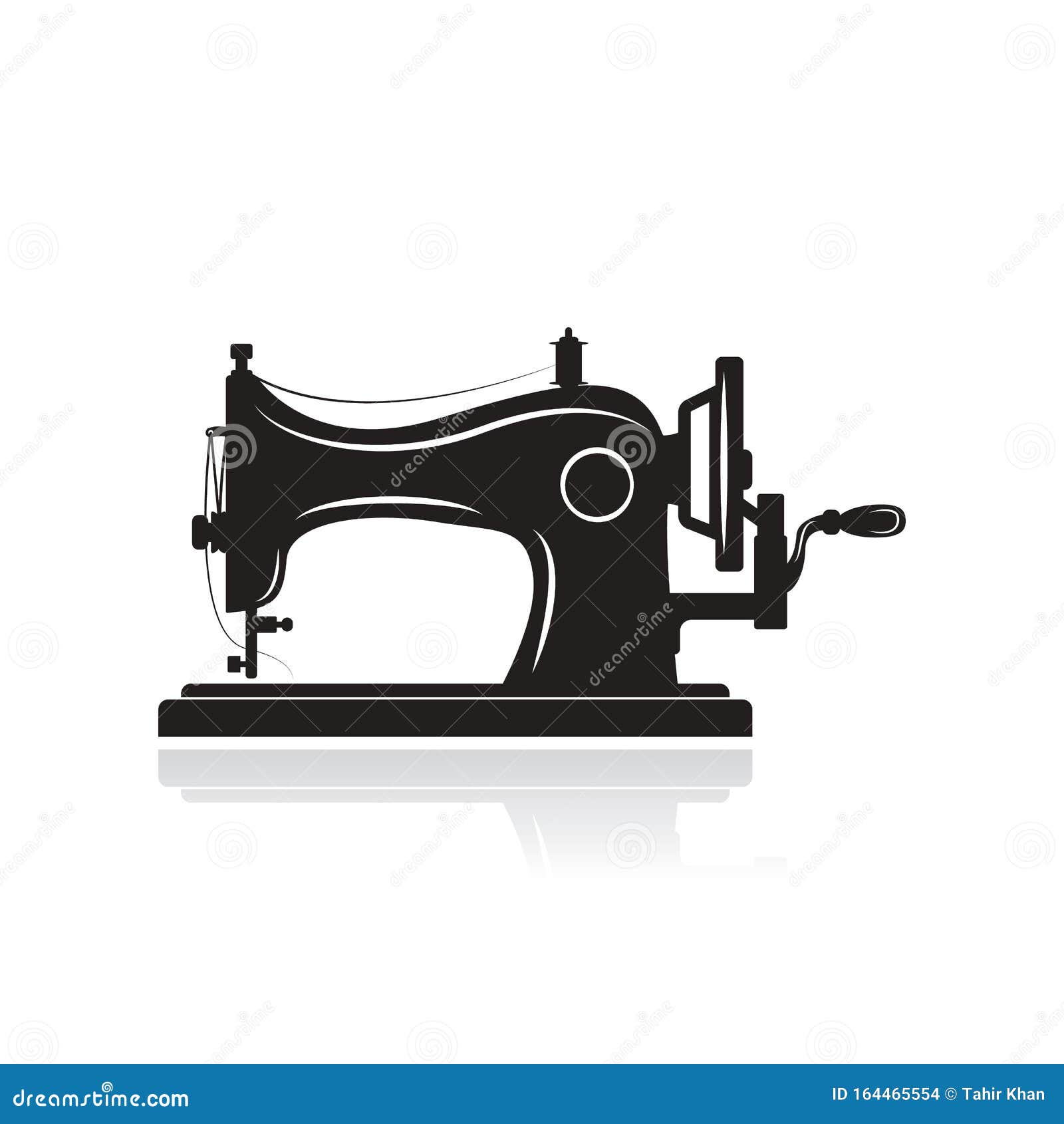 Icono De Máquina De Coser Manual Ilustración Simple De La Máquina De Coser  Manual Ilustración del Vector - Ilustración de arte, tela: 164465554