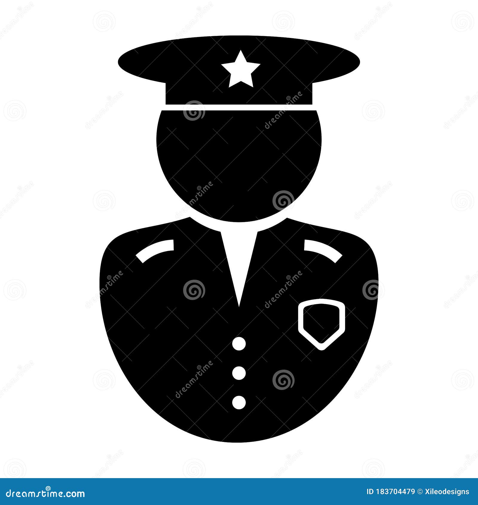 Gorra de policía - Iconos gratis de seguridad