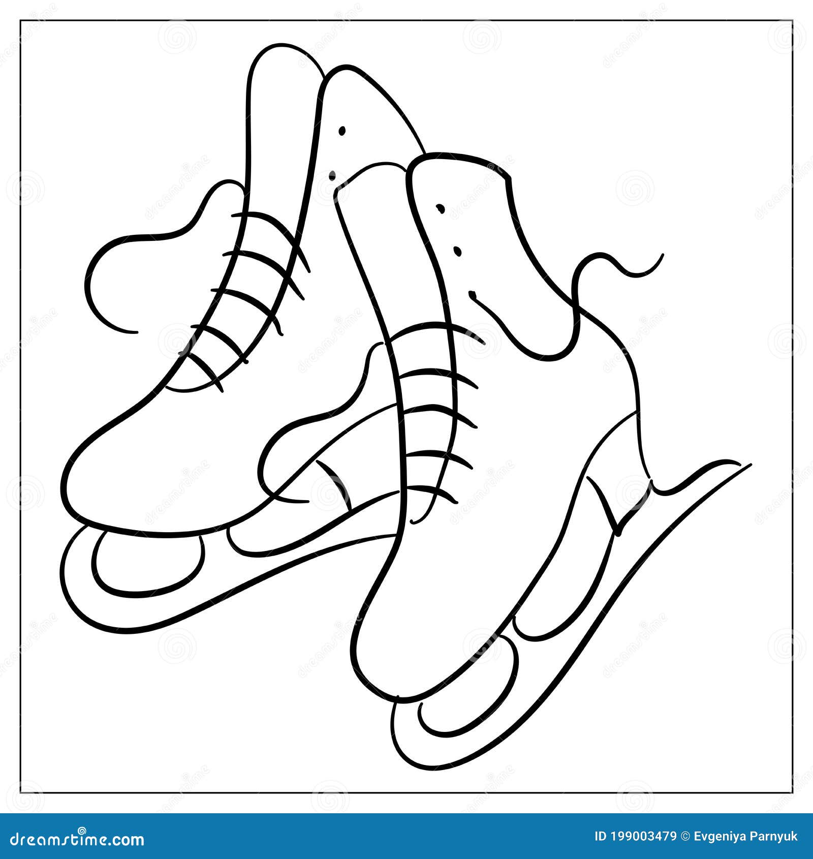 dibujo de una sola línea par de viejos zapatos retro de patines de cuatro  ruedas de