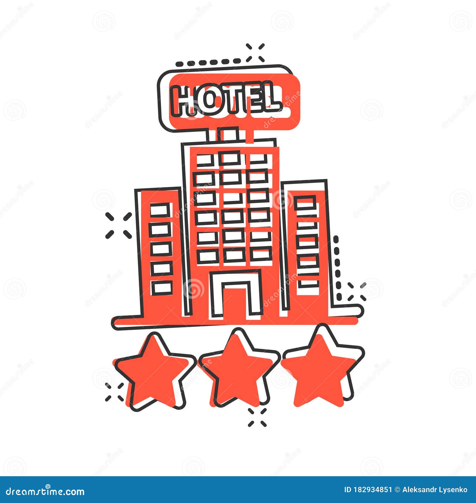 Icono De Signo De Hotel 3 Estrellas En Estilo Cómico. En La Construcción De  Ilustraciones Vectoriales De Dibujos Animados Sobre Fo Ilustración del  Vector - Ilustración de vector, casero: 182934851