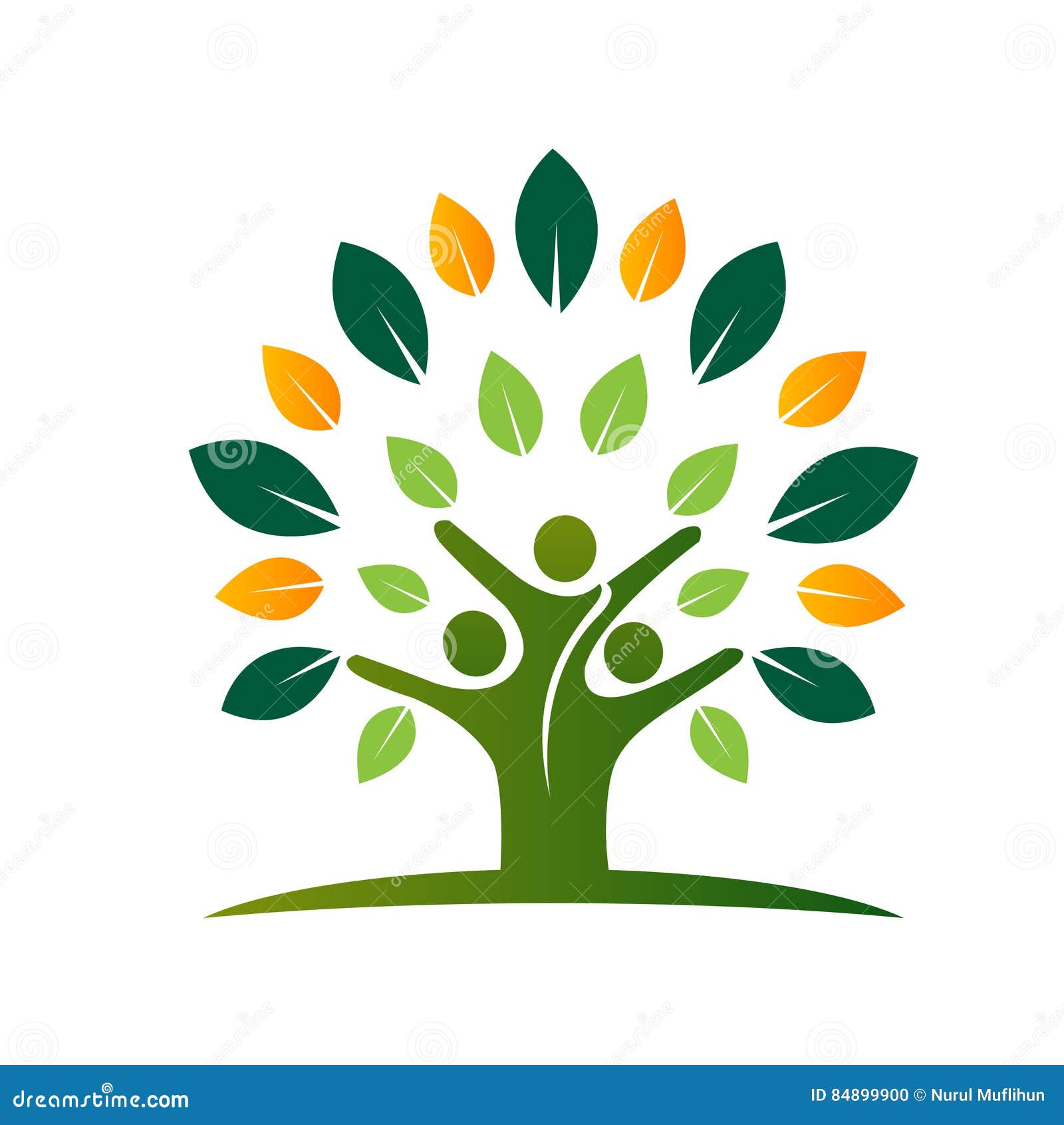 Icono Del árbol De La Vida Familiar Ilustración del Vector - Ilustración de  cubo, icono: 84899900