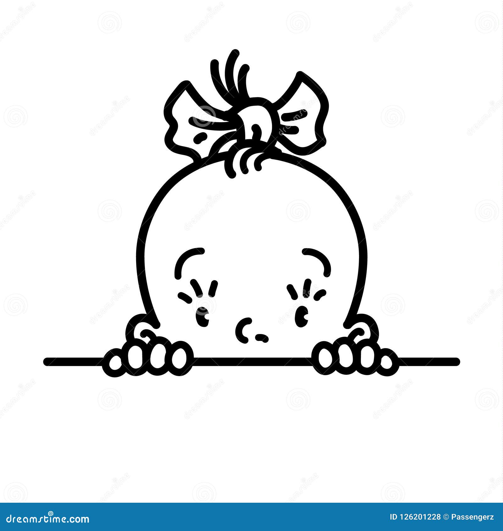Icono Del Bebe Cara De La Pequena Muchacha Dibujo Lineal Ilustracion Del Vector Ilustracion De Maravilla Cuidado Icono Del Bebe Cara De La Pequena Muchacha Dibujo Lineal Ilustracion Del Vector Ilustracion De Maravilla Cuidado
