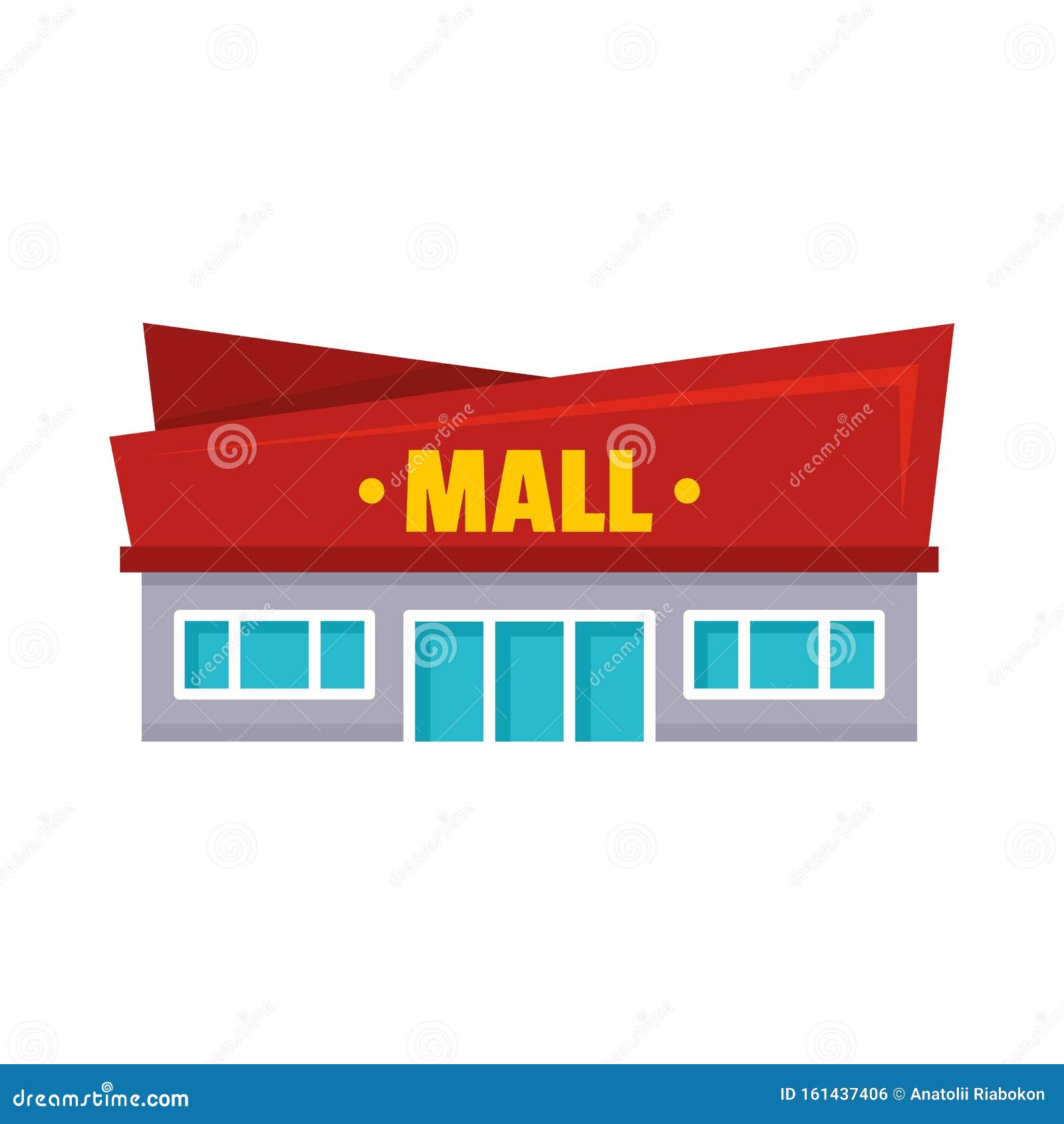 Icono Del Centro Comercial De Fachada, Estilo Plano Ilustración del Vector - Ilustración de compra, minorista: 161437406 Icono Del Centro Comercial De Fachada, Estilo Plano Ilustración del Vector - Ilustración de compra, minorista: 161437406