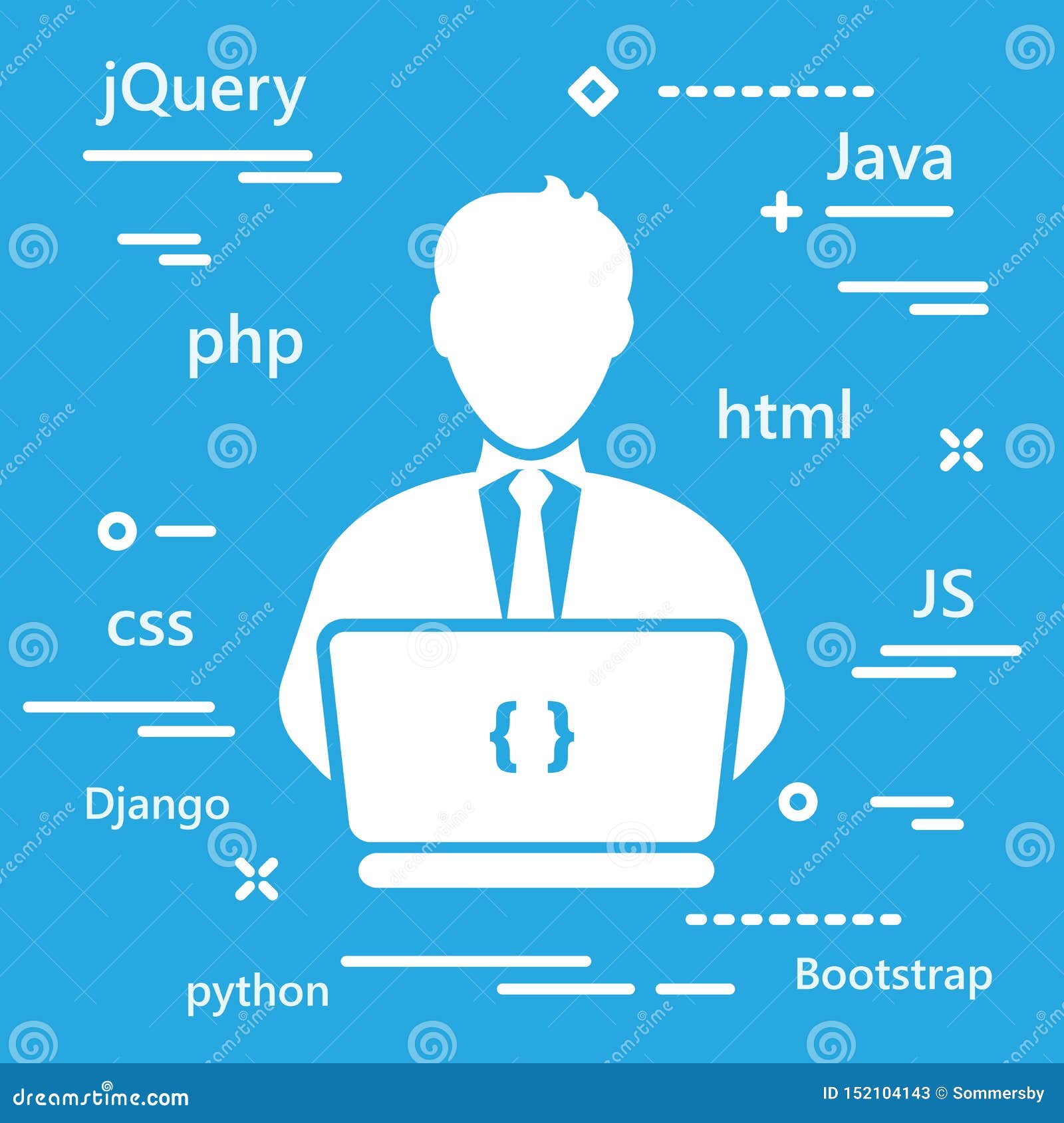 Icono Del Codificador Con Los Lenguajes De Programaci?n Para El ...
