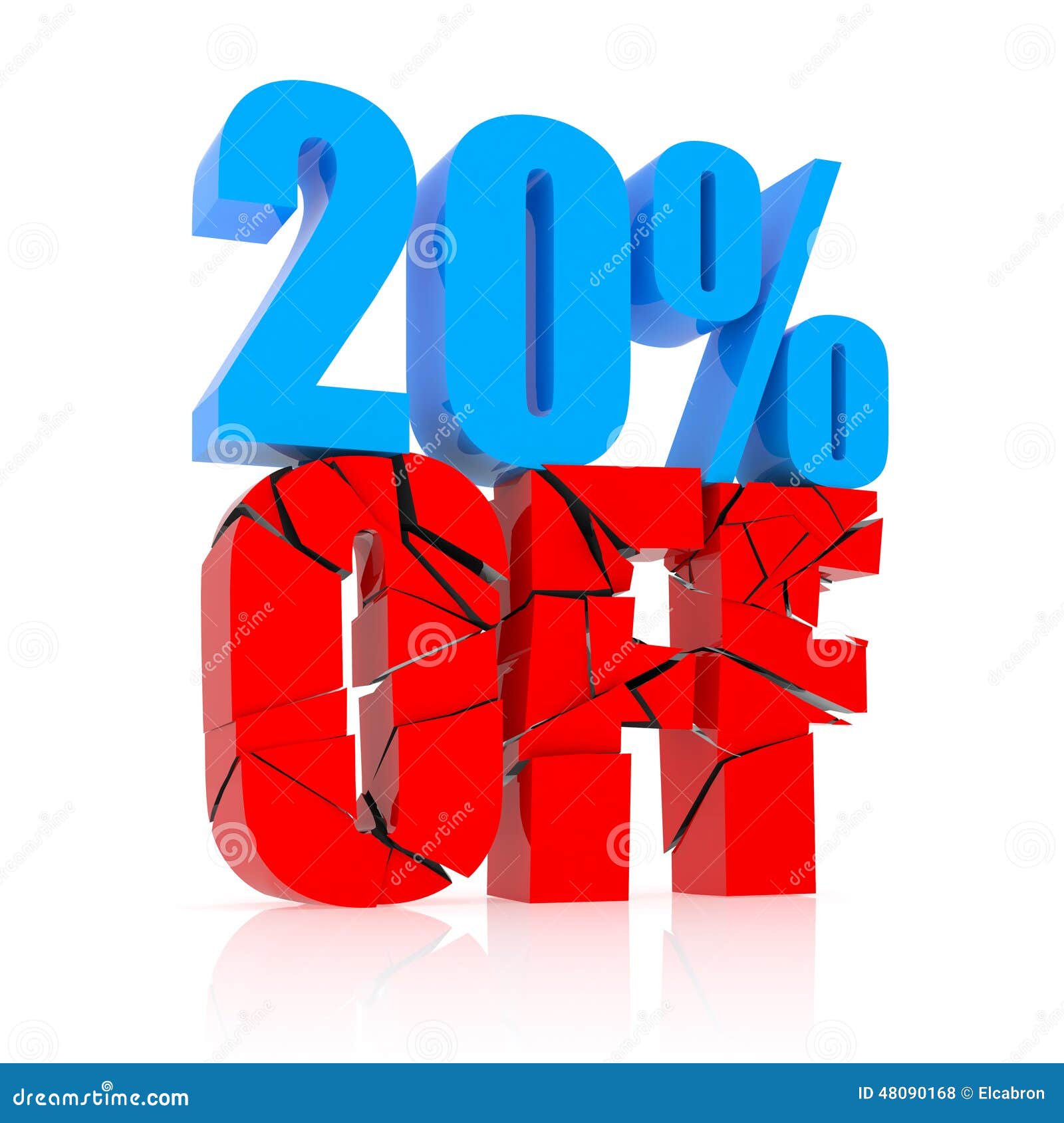 Icono Del Descuento Del 20 Stock de ilustración Ilustración de