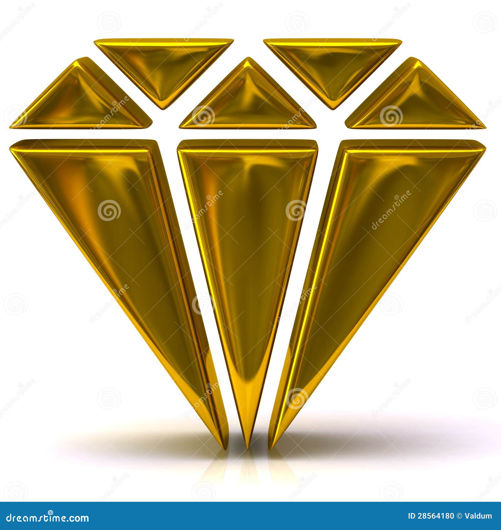 galope Antecedente Entretener Icono del diamante del oro stock de ilustración. Ilustración de concepto -  28564180