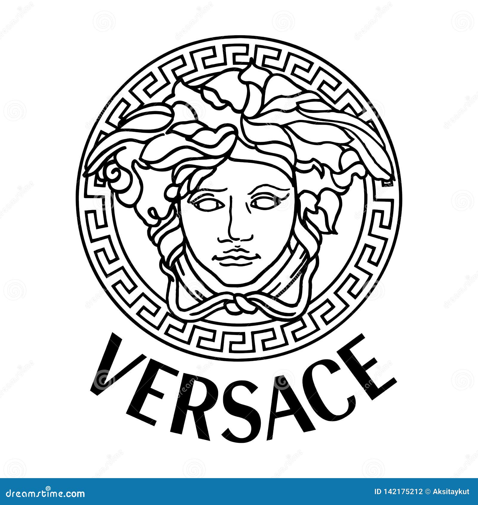 Icono Del Logotipo De Versace Fotografía editorial - Ilustración de nantes,  simplemente: 142175212