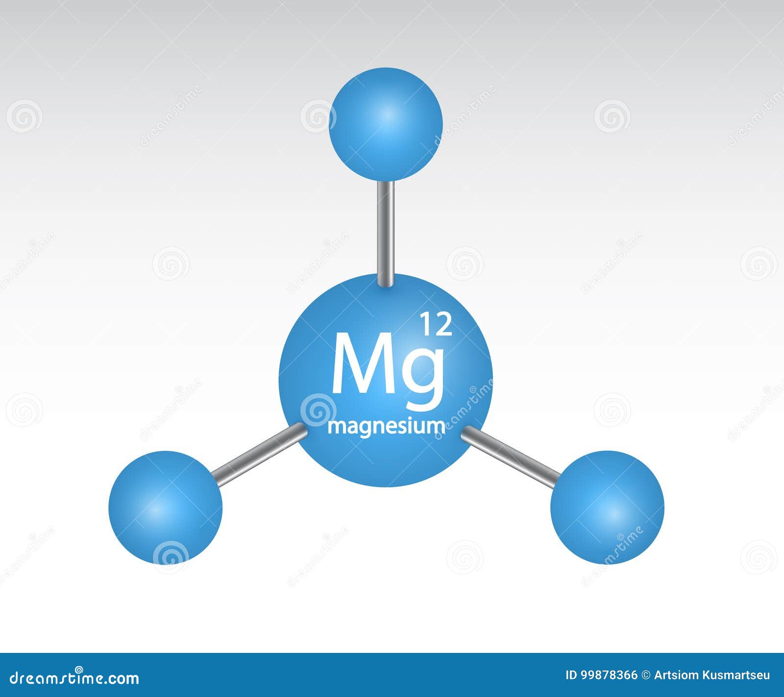 Icono del magnesio ilustración del vector. Ilustración de elemento -  99878366