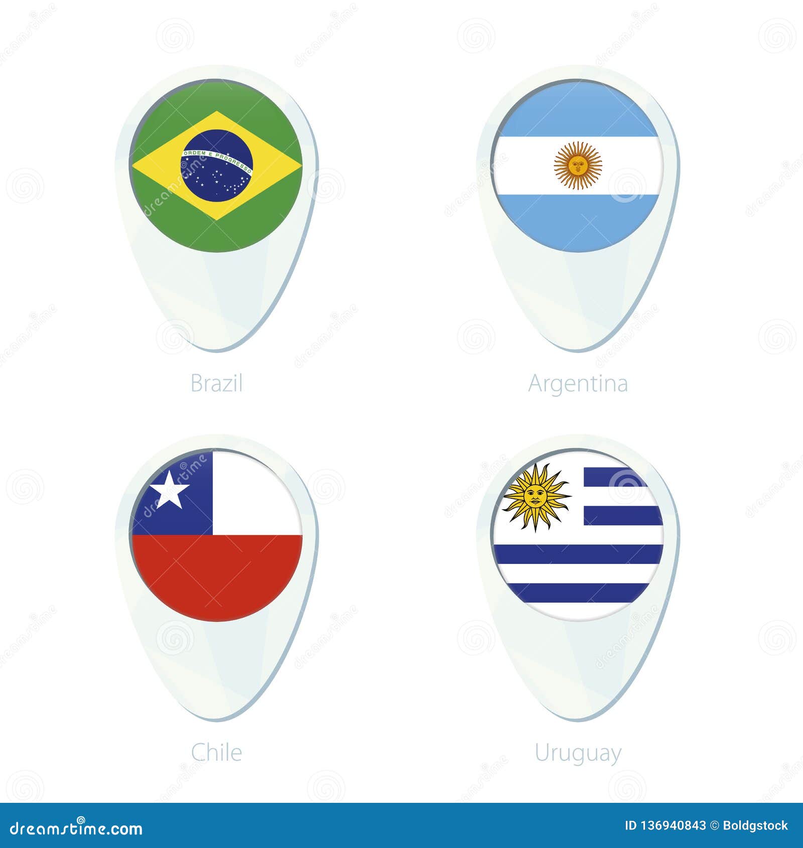 Icono Del Perno Del Mapa De Ubicación De La Bandera Del Brasil, La Argentina, Chile, Uruguay Ilustración del Vector - Ilustración de diamante, aislado: 136940843 Icono Del Perno Del Mapa De Ubicación De La Bandera Del Brasil, La Argentina, Chile, Uruguay Ilustración del Vector - Ilustración de diamante, aislado: 136940843