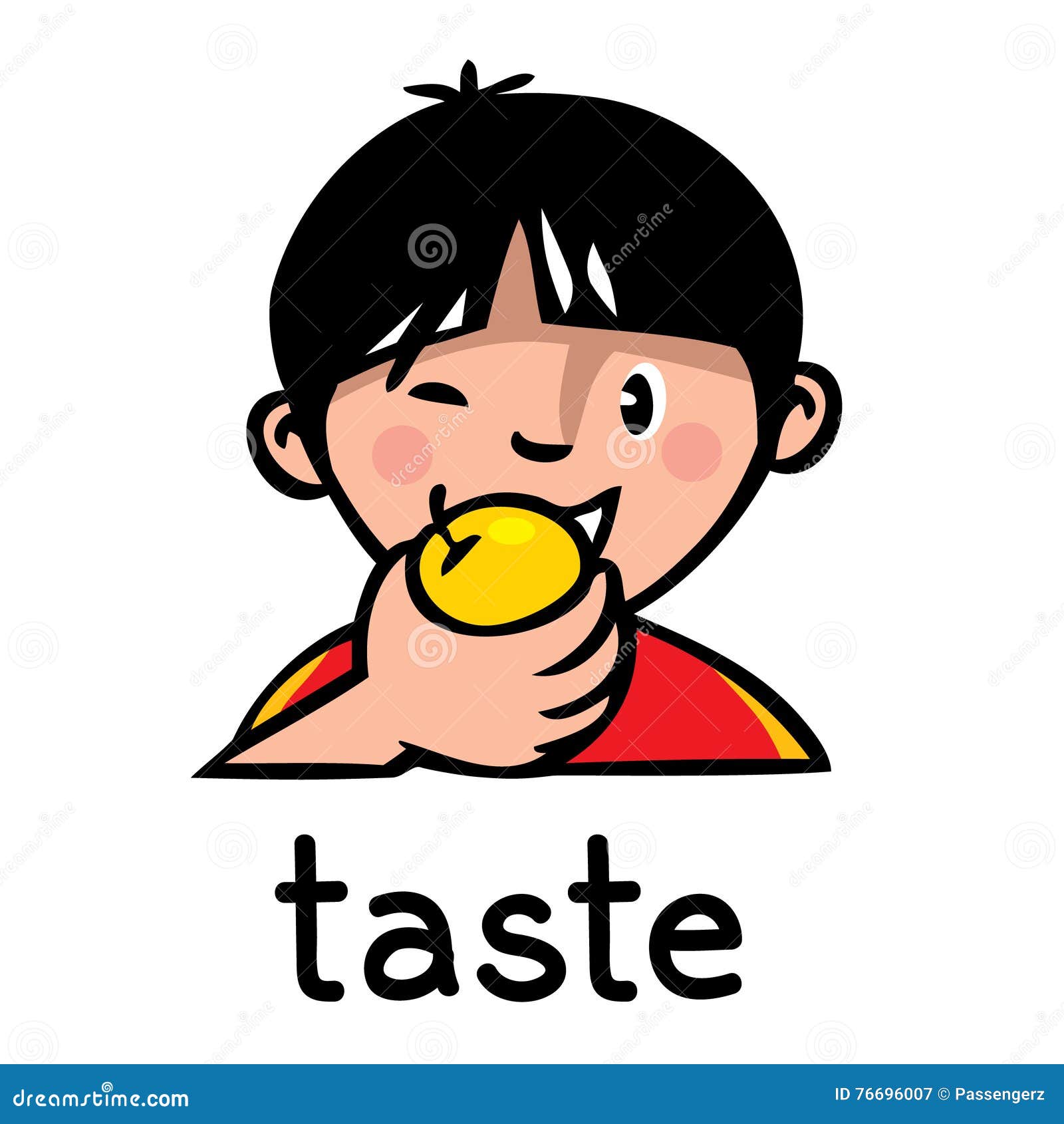 Icono Del Sentido Del Gusto Ilustración del Vector - Ilustración de historieta, sonriente: 76696007 Icono Del Sentido Del Gusto Ilustración del Vector - Ilustración de historieta, sonriente: 76696007