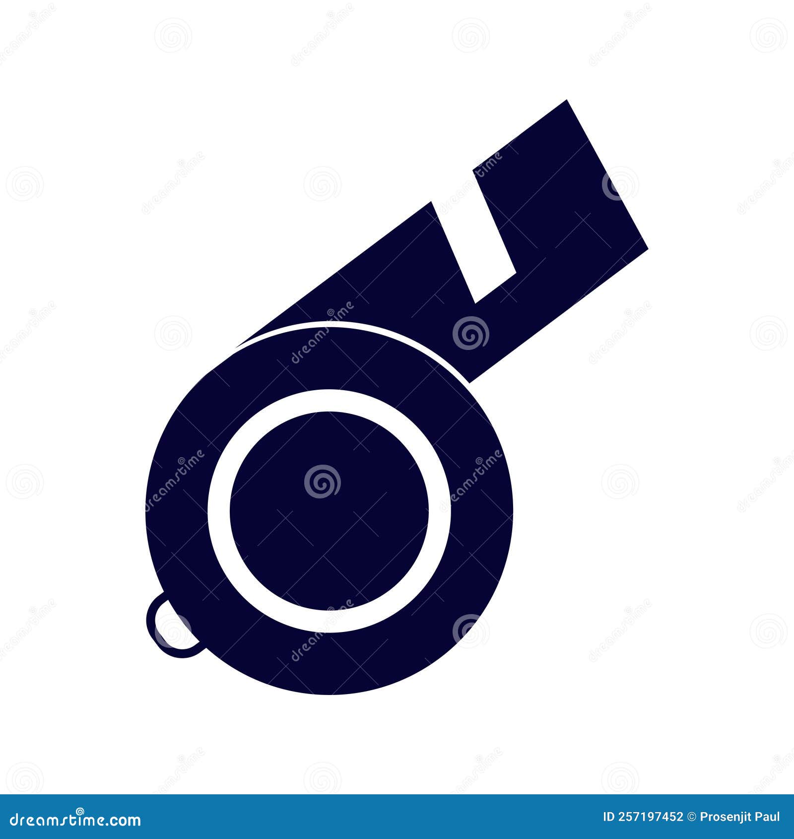 Icono del silbato de playa ilustración del vector. Ilustración de ayuda -  257197452, image size:1600x1690