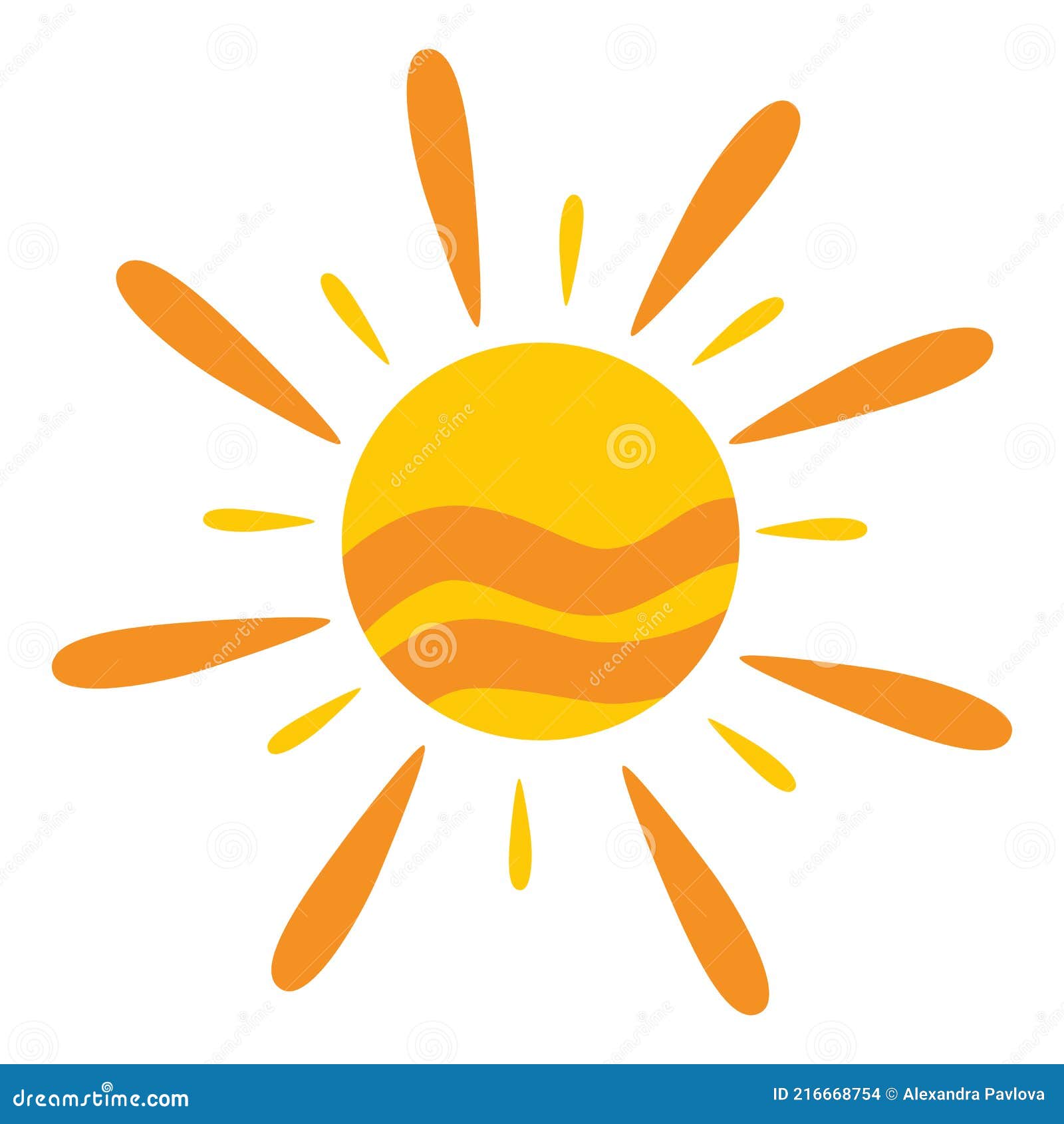 Icono Del Sol De Dibujos Animados. Amarillo Sol Círculo Brillante Luz  Natural Objeto. Calefacción Sol Aislado Primavera Cálido Est Ilustración  del Vector - Ilustración de cielo, resorte: 216668754