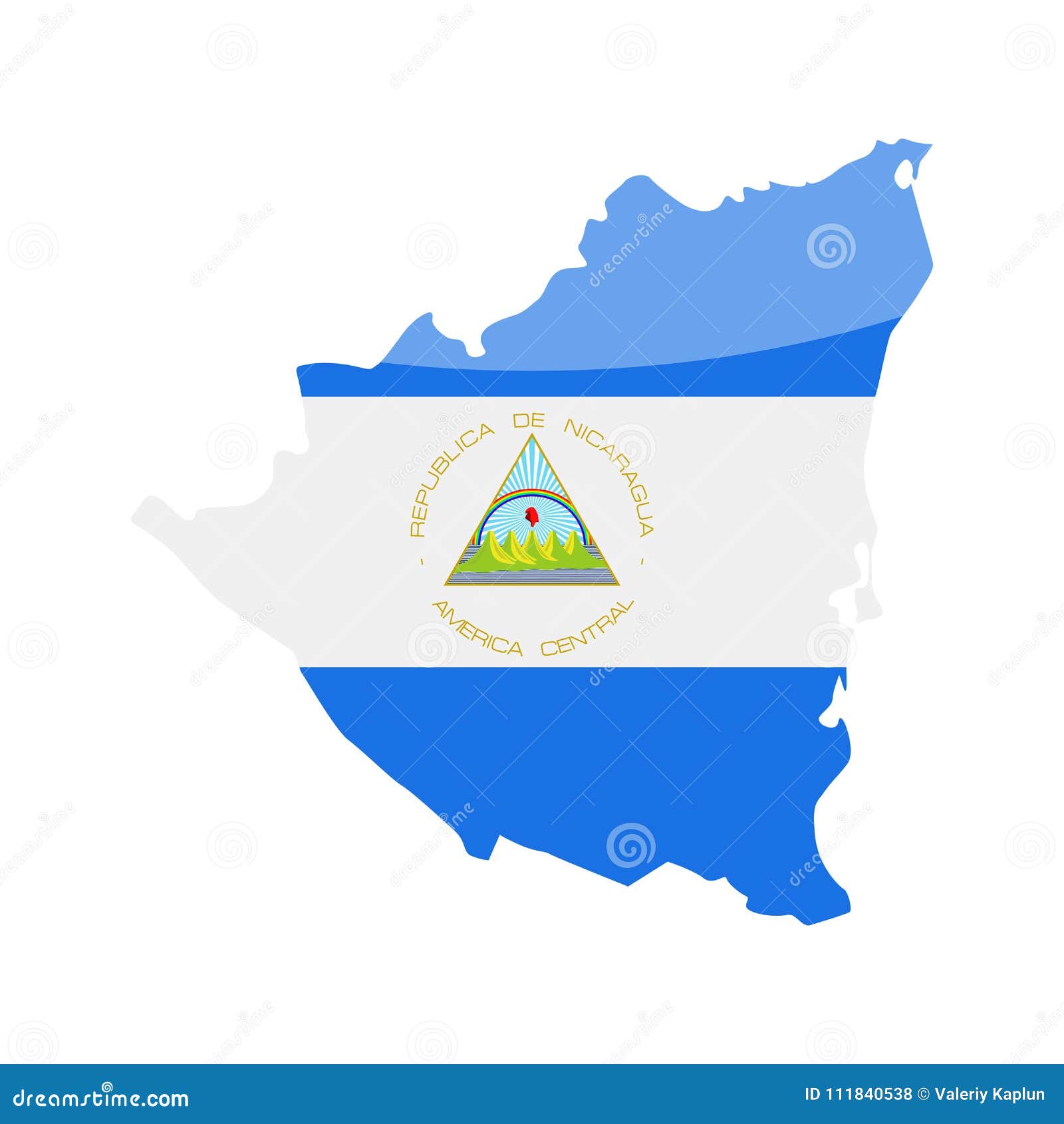 флаг и герб никарагуа