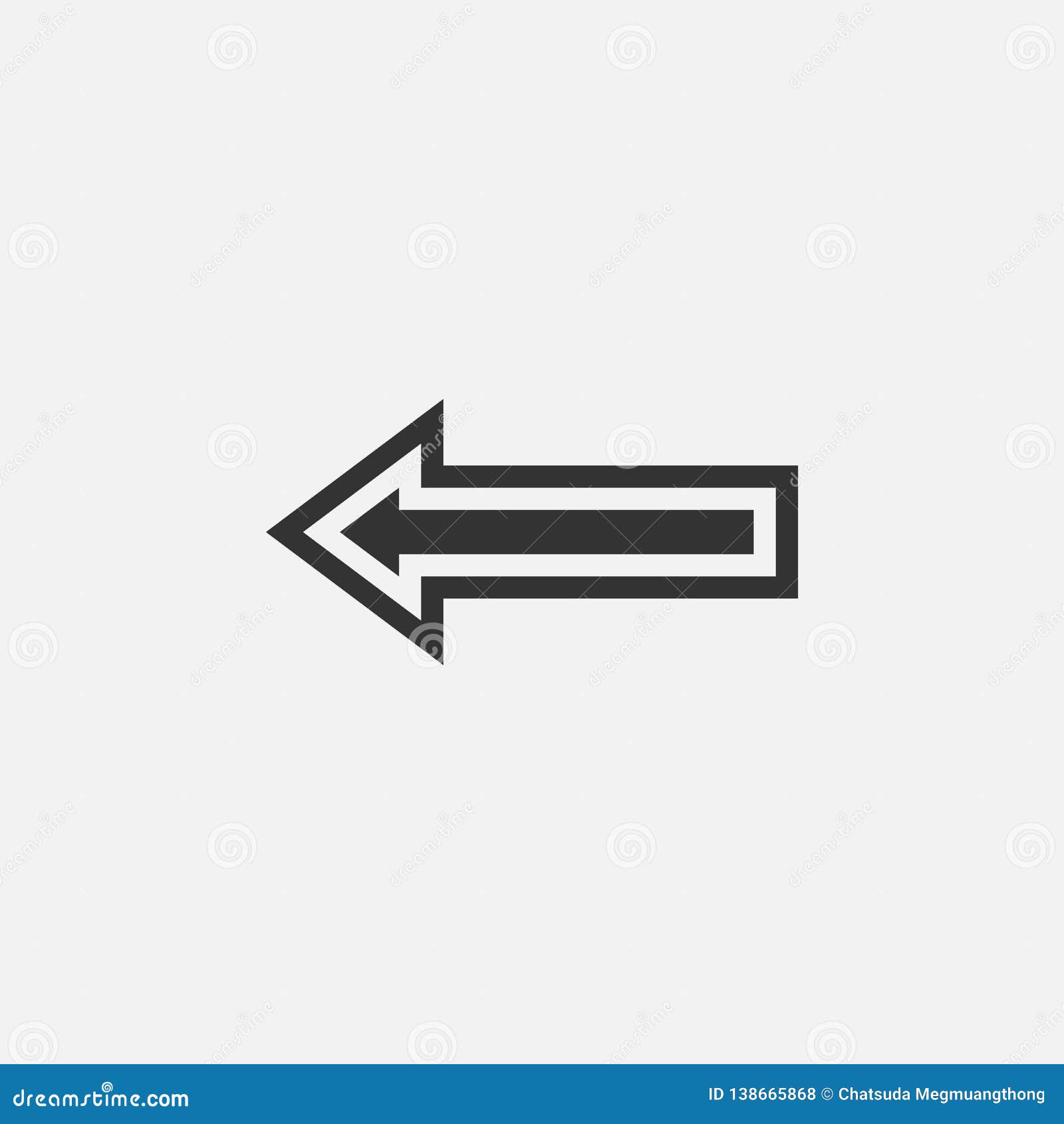 Icono Del Vector De La Flecha, Flecha Izquierda, Flecha, Dirección  Ilustración del Vector - Ilustración de etiqueta, pictograma: 138665868, image size:1600x1690