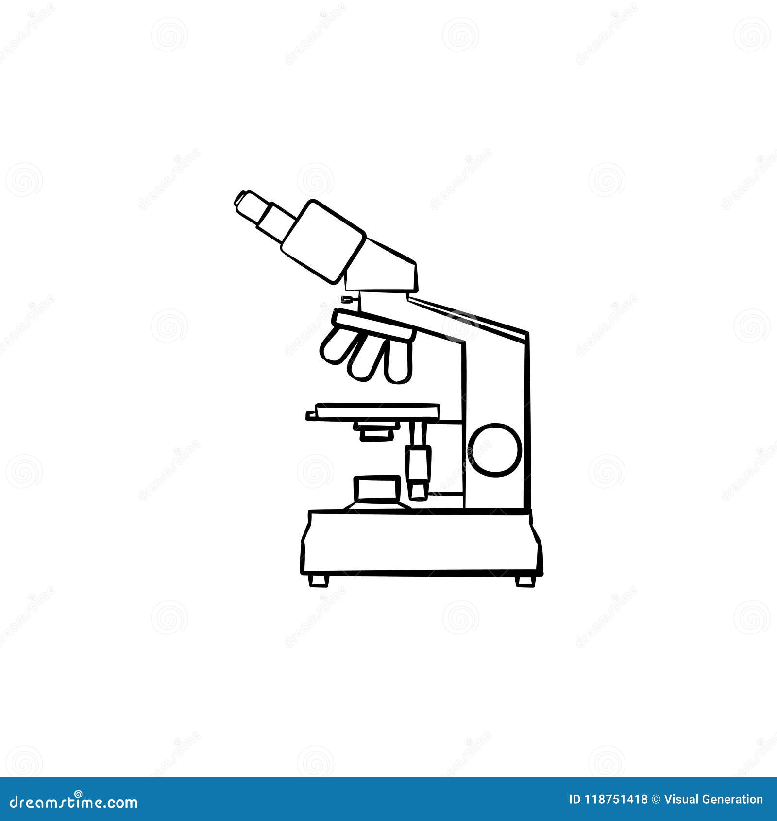 Icono Dibujado Mano Del Garabato Del Esquema Del Microscopio Ilustración del Vector - Ilustración de blanco, ciencia: 118751418 Icono Dibujado Mano Del Garabato Del Esquema Del Microscopio Ilustración del Vector - Ilustración de blanco, ciencia: 118751418