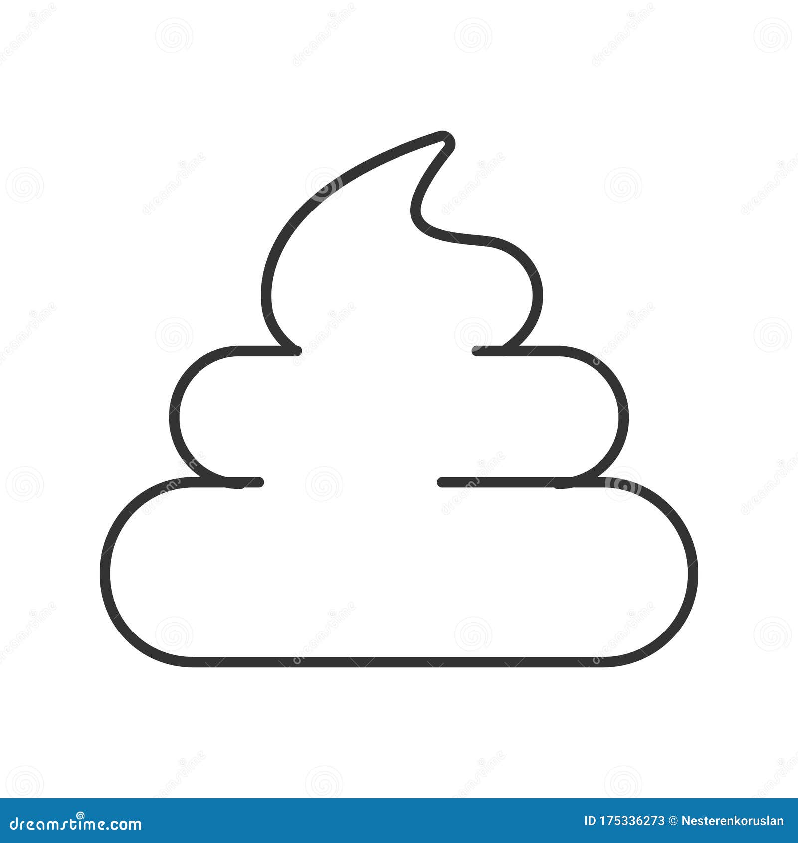 Icono lineal de poop ilustración del vector. Ilustración de vector - 175336273 Icono lineal de poop ilustración del vector. Ilustración de vector - 175336273