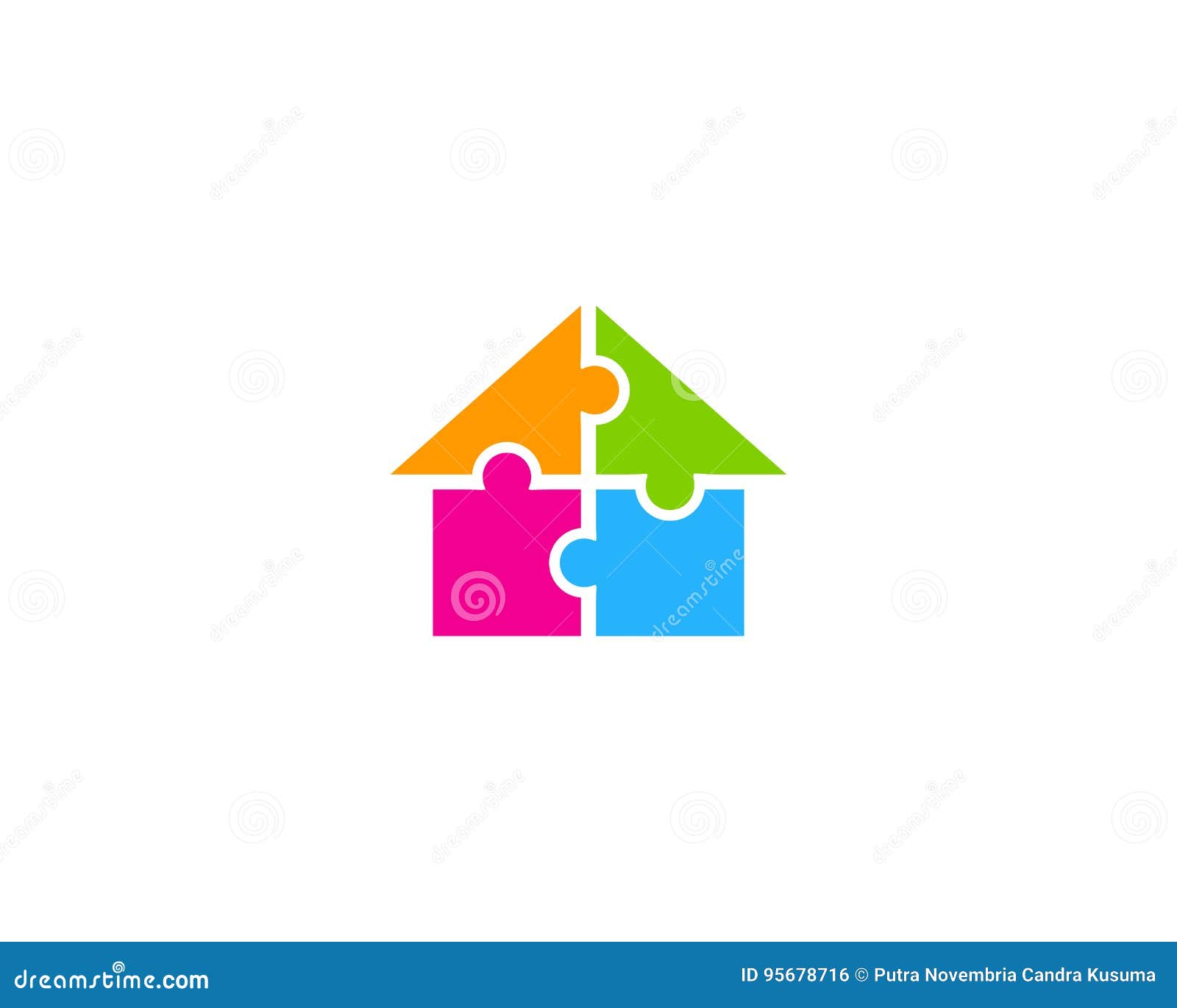 Icono Logo Design Element Del Hogar De La Casa Del Rompecabezas Ilustración del Vector - Ilustración de logo, design: 95678716