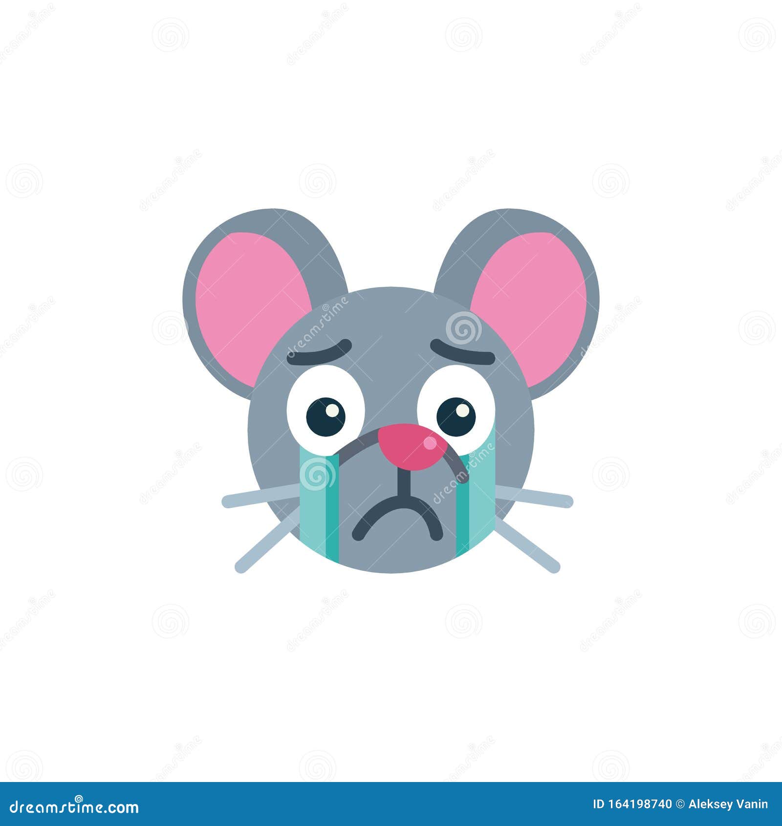 images Raton Llorando Dibujo icono plano del emoticono de la cara