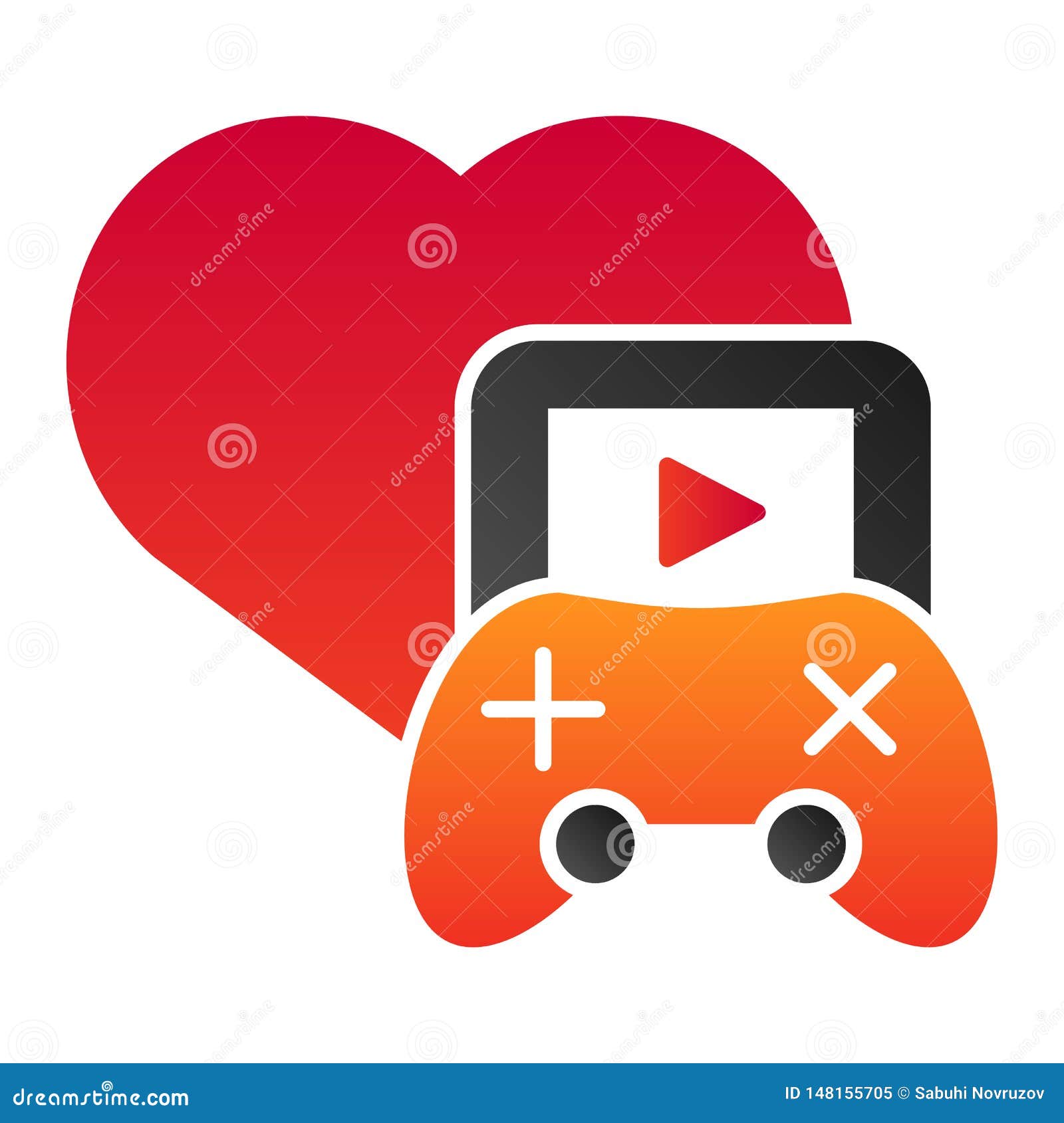Icono Plano Del Juego Del Amor Iconos Del Color Del Juego De La Corriente En Estilo Plano De Moda Medios Diseño Del Estilo De La Ilustración Del Vector Ilustración De Anaranjado