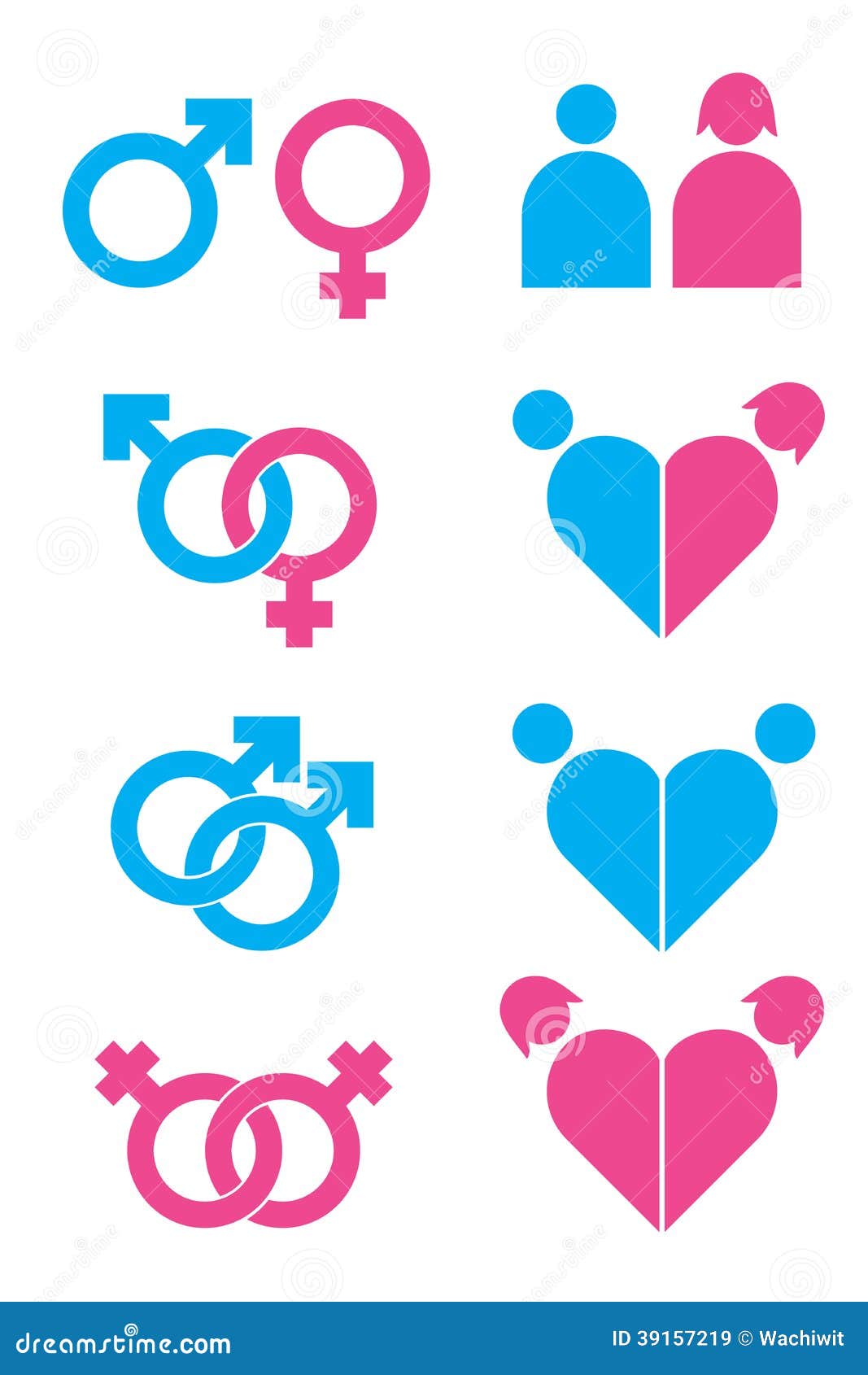 Iconos De La Sexualidad Fijados Ilustración Del Vector Imagen 39157219