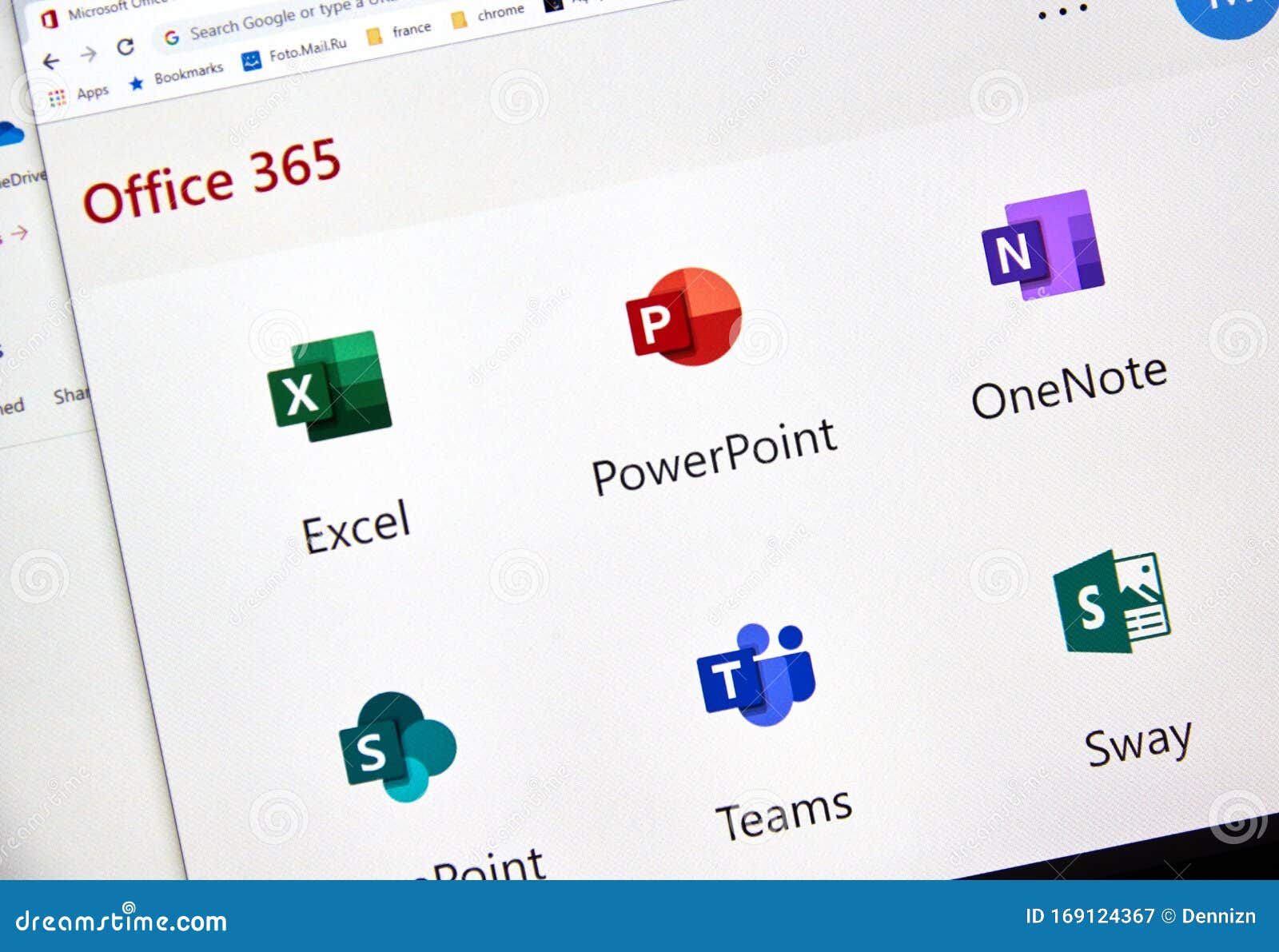 Iconos Nuevos De MIcrosoft Office 365 Fotografía editorial - Imagen de  libre, pantalla: 169124367