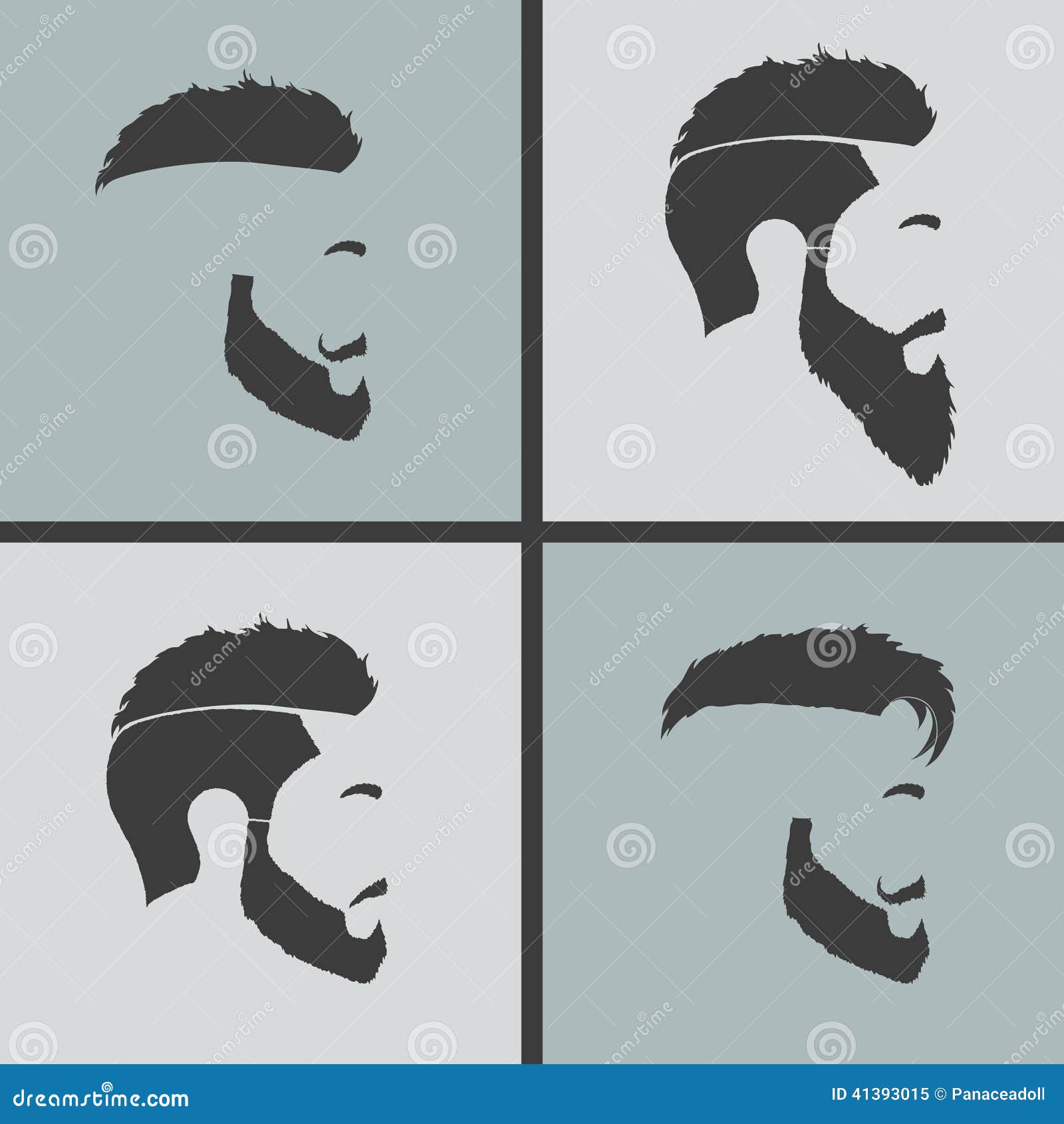 Icons Hairstyles Beard Stock Vector - Image: 41393015 Icons Hairstyles Beard Stock Vector - Image: 41393015