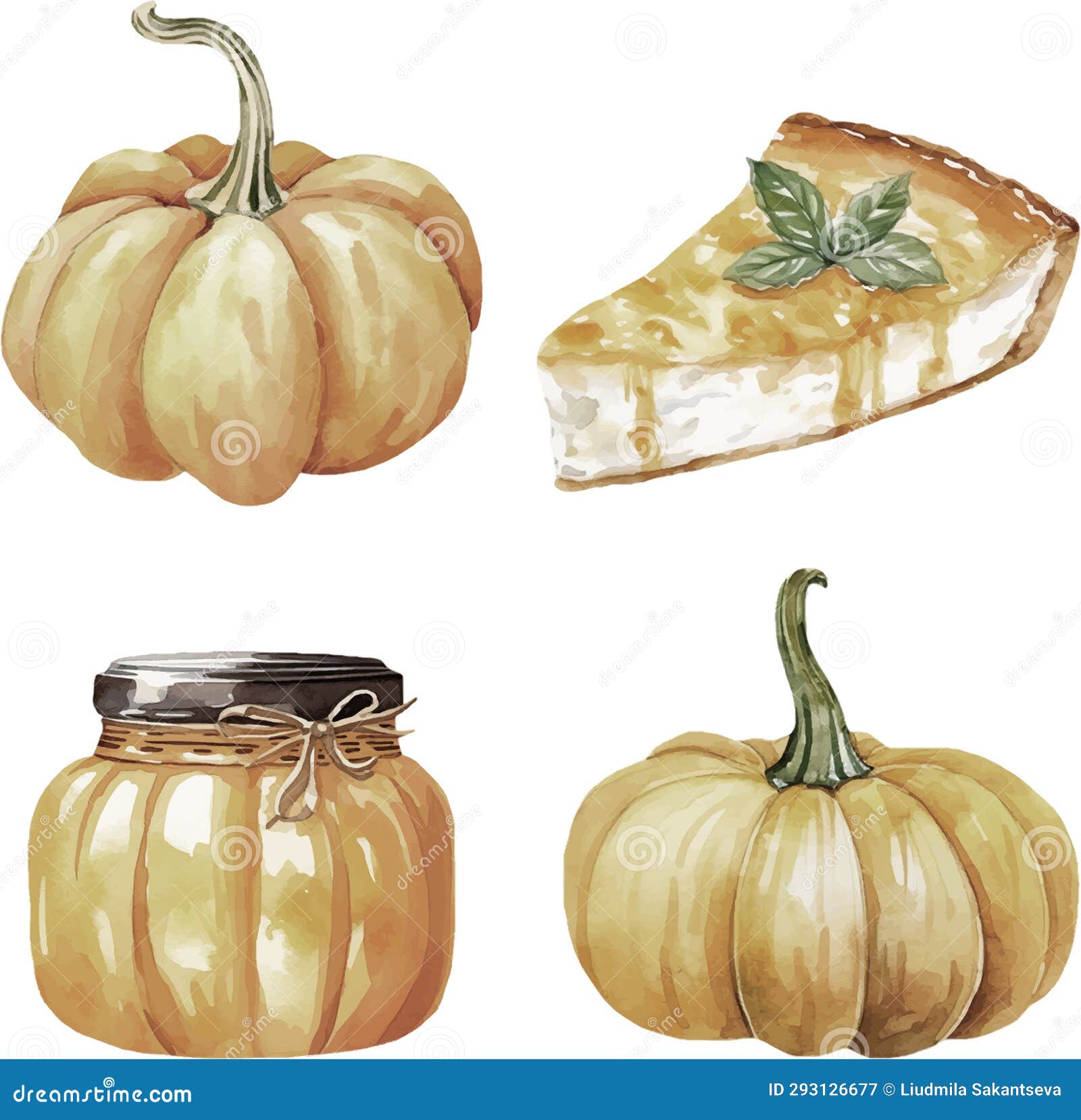 watercolor-vector-fall-themed-food-illustrations-set-isolated-on-white