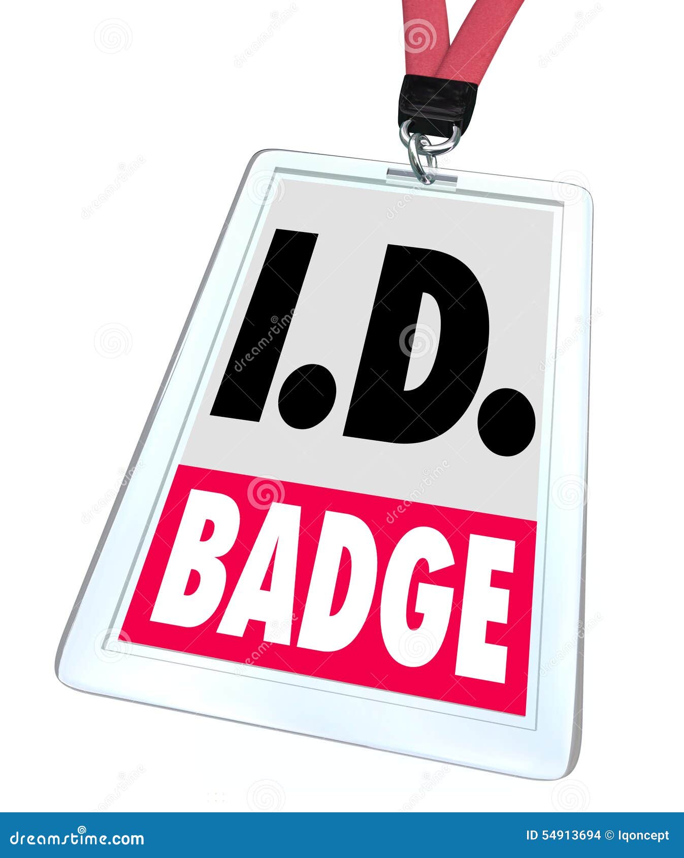 id-identification-badge-name-tag-access-credentials-stock-illustration