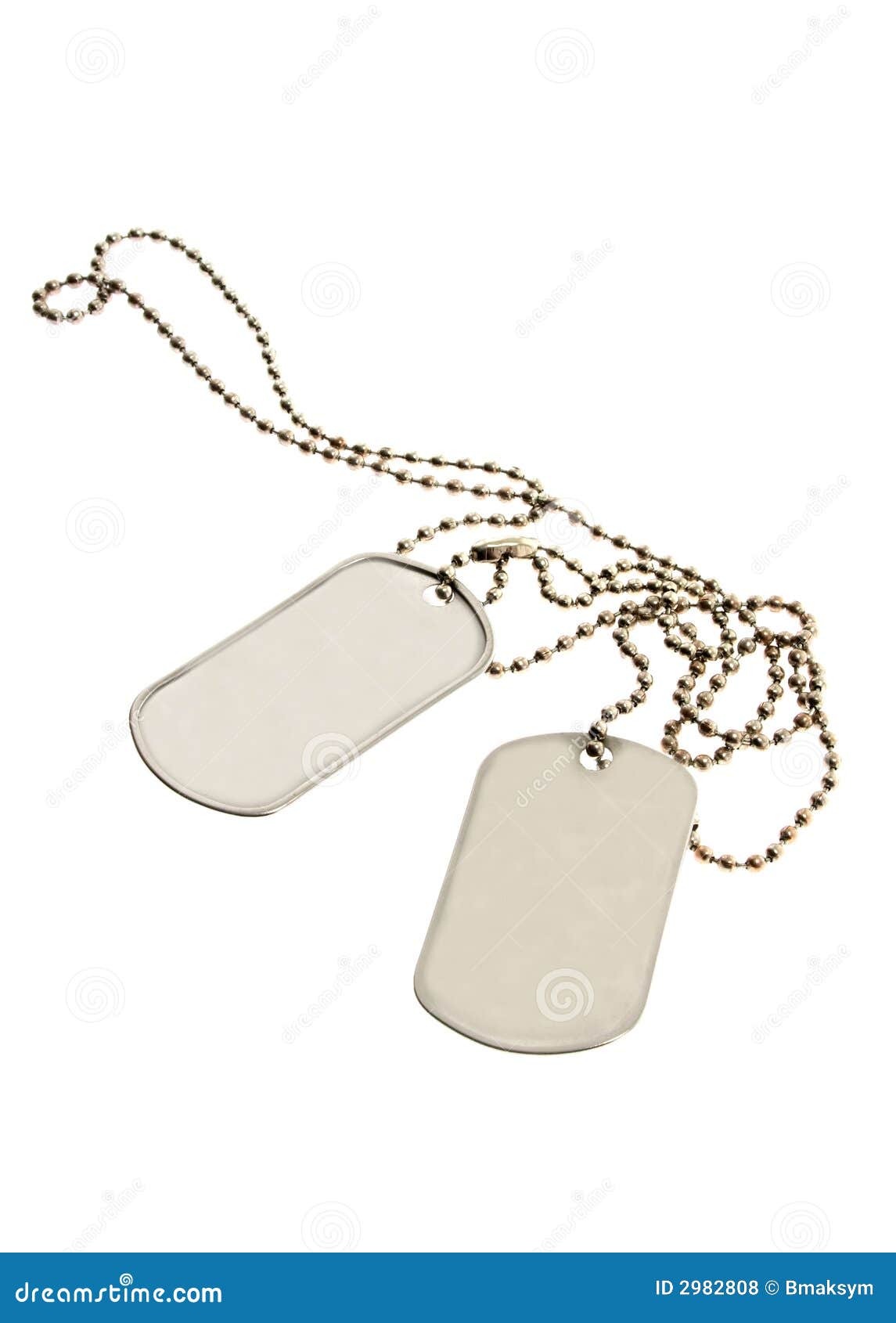 Id tag isolated on a white stock photo. Image of force 2982808