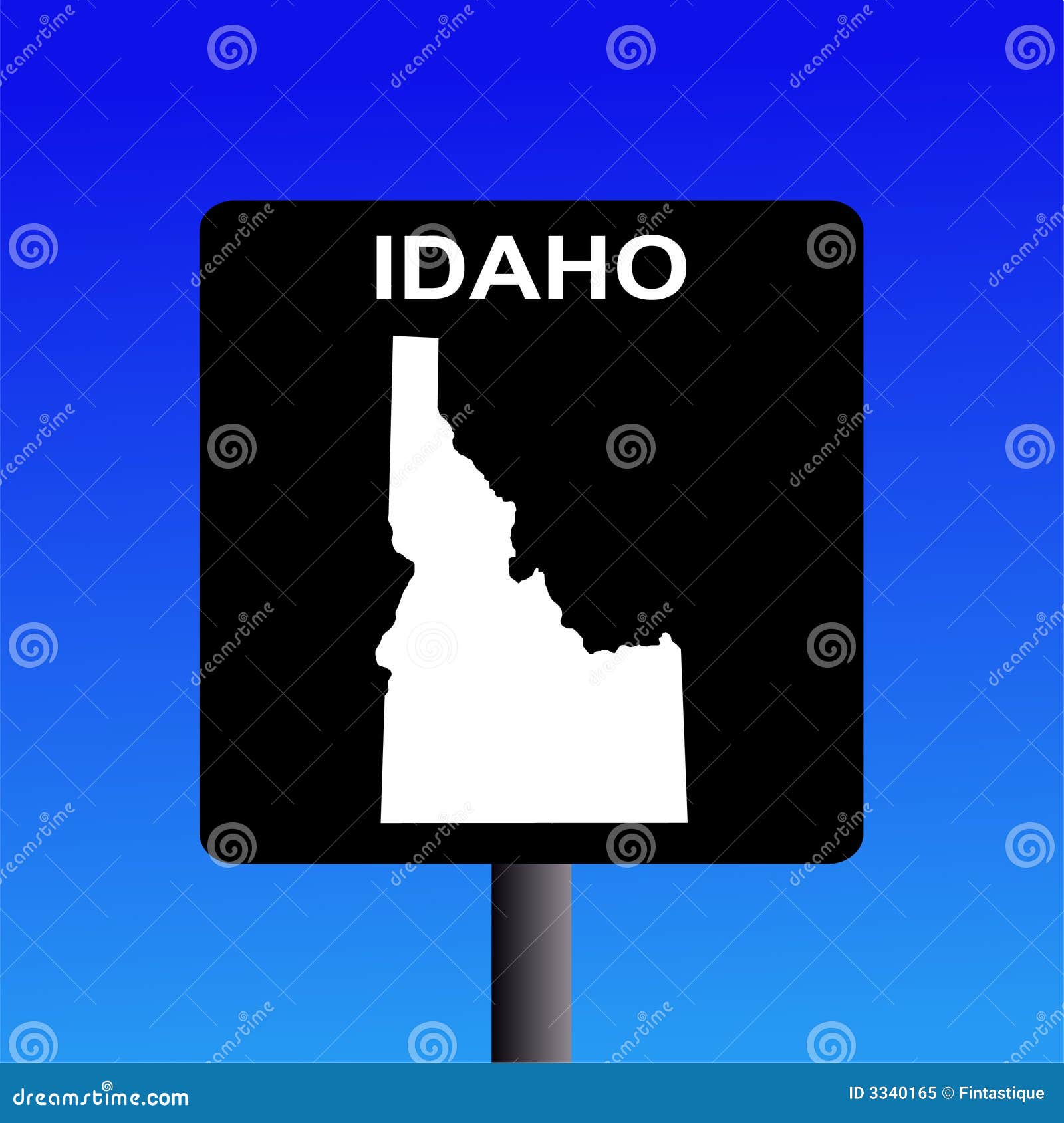 Idaho highway sign stock vector. Illustration of sign - 3340165