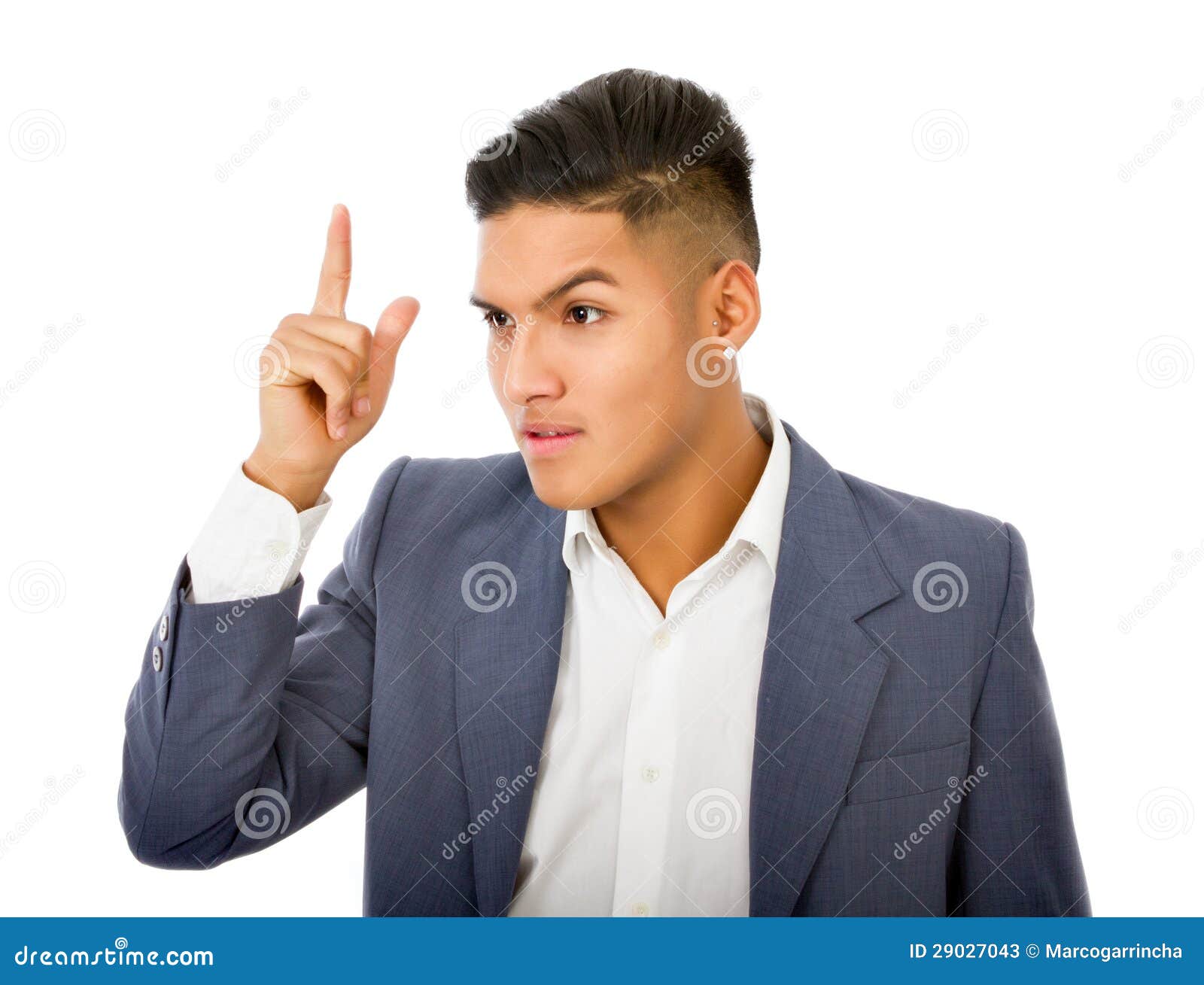 Idea for a young manager stock image. Image of hair, elegant 29027043