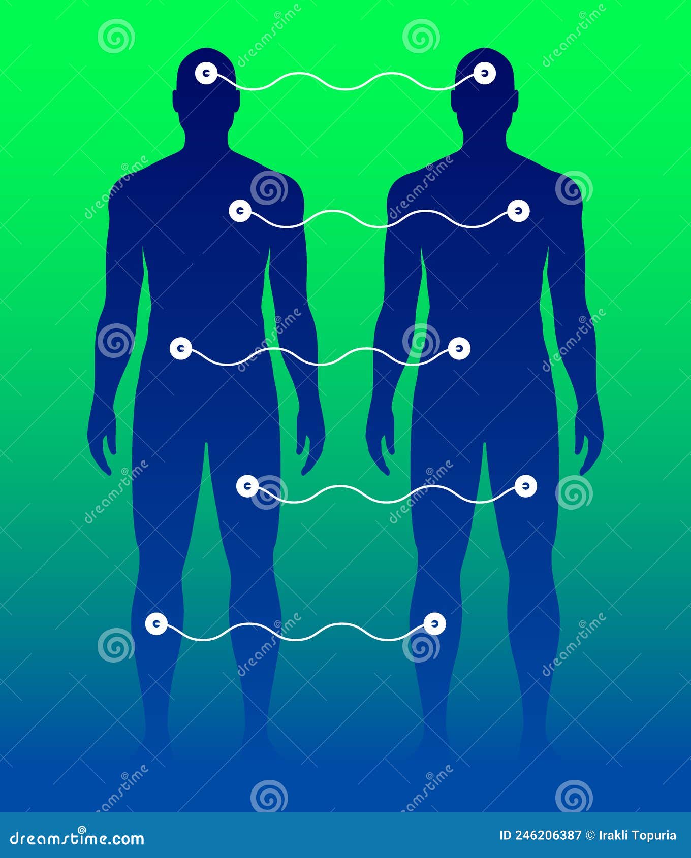 Human Cloning Vertical Banners Cartoon Vector