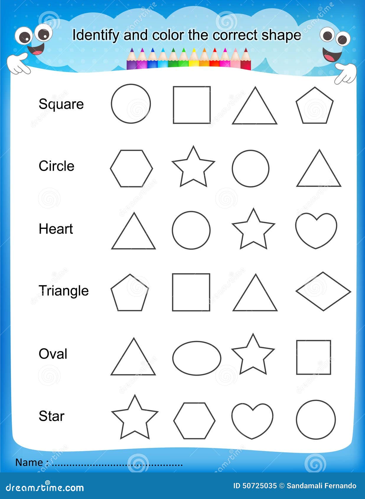 Shapes And Colors For Kids Try Our Preschool Shapes Printables With