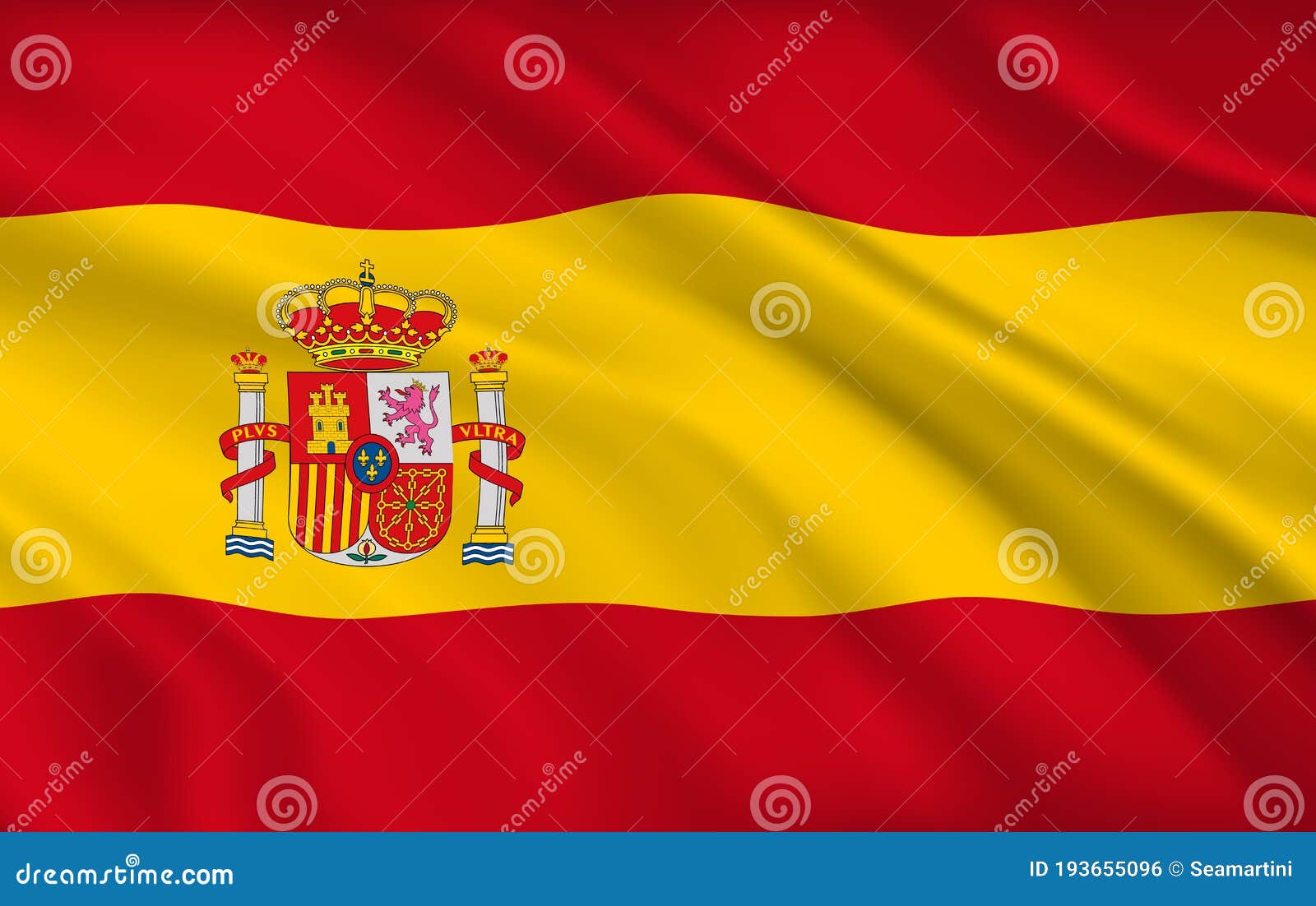 Identité Nationale Des Drapeaux De Pays Espagnol De L'Espagne Illustration de  Vecteur - Illustration du fond, fermer: 193655096