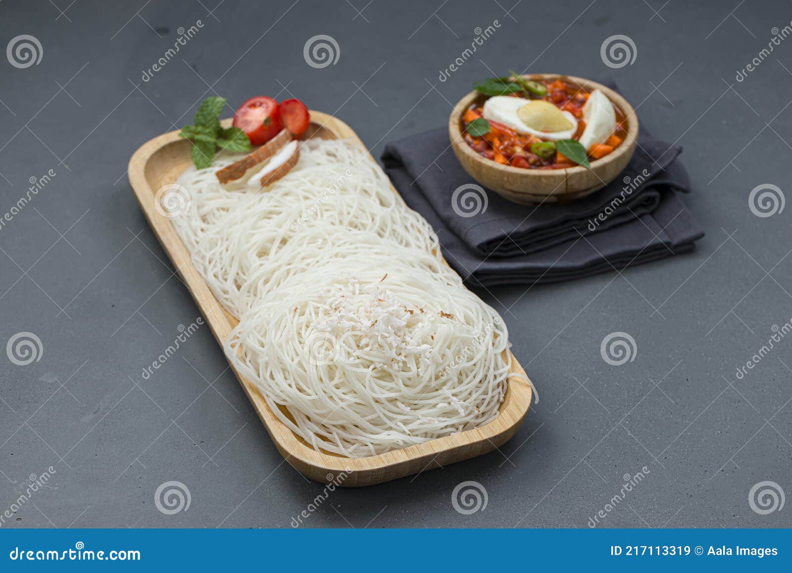 ideyappam or noolappam with egg masala curry