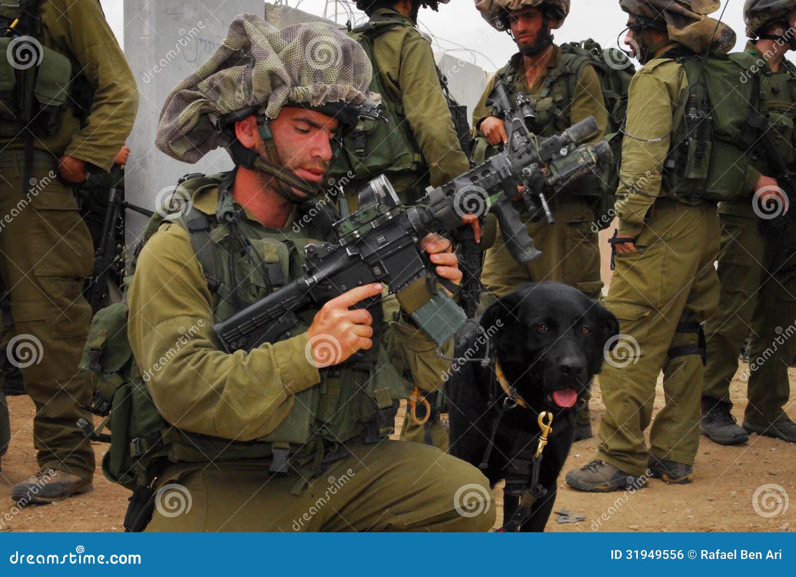 A infantaria da IDF (Forças de Defesa de Israel, o exército