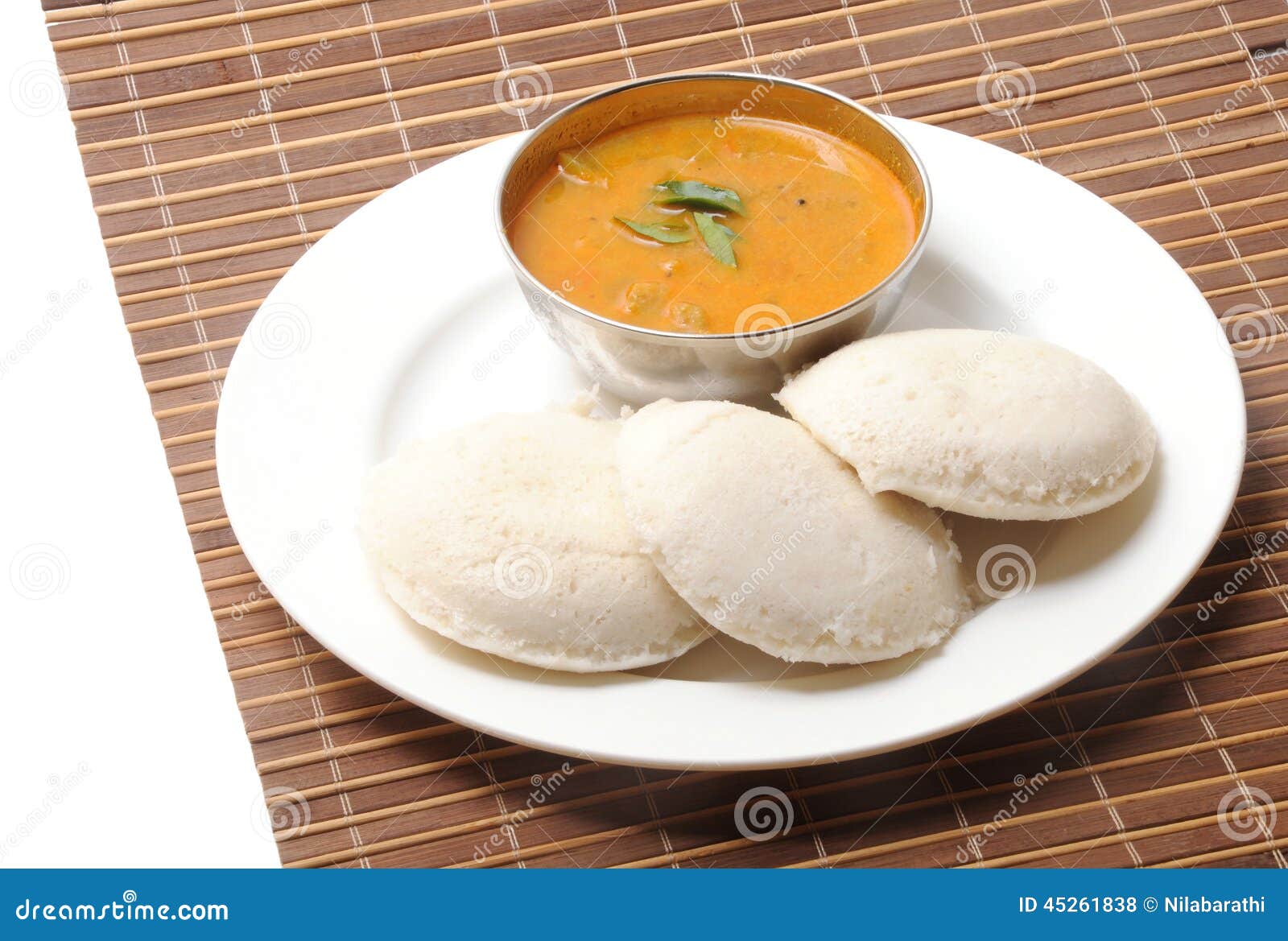 Idly Sambar Stock Photo - Image: 45261838