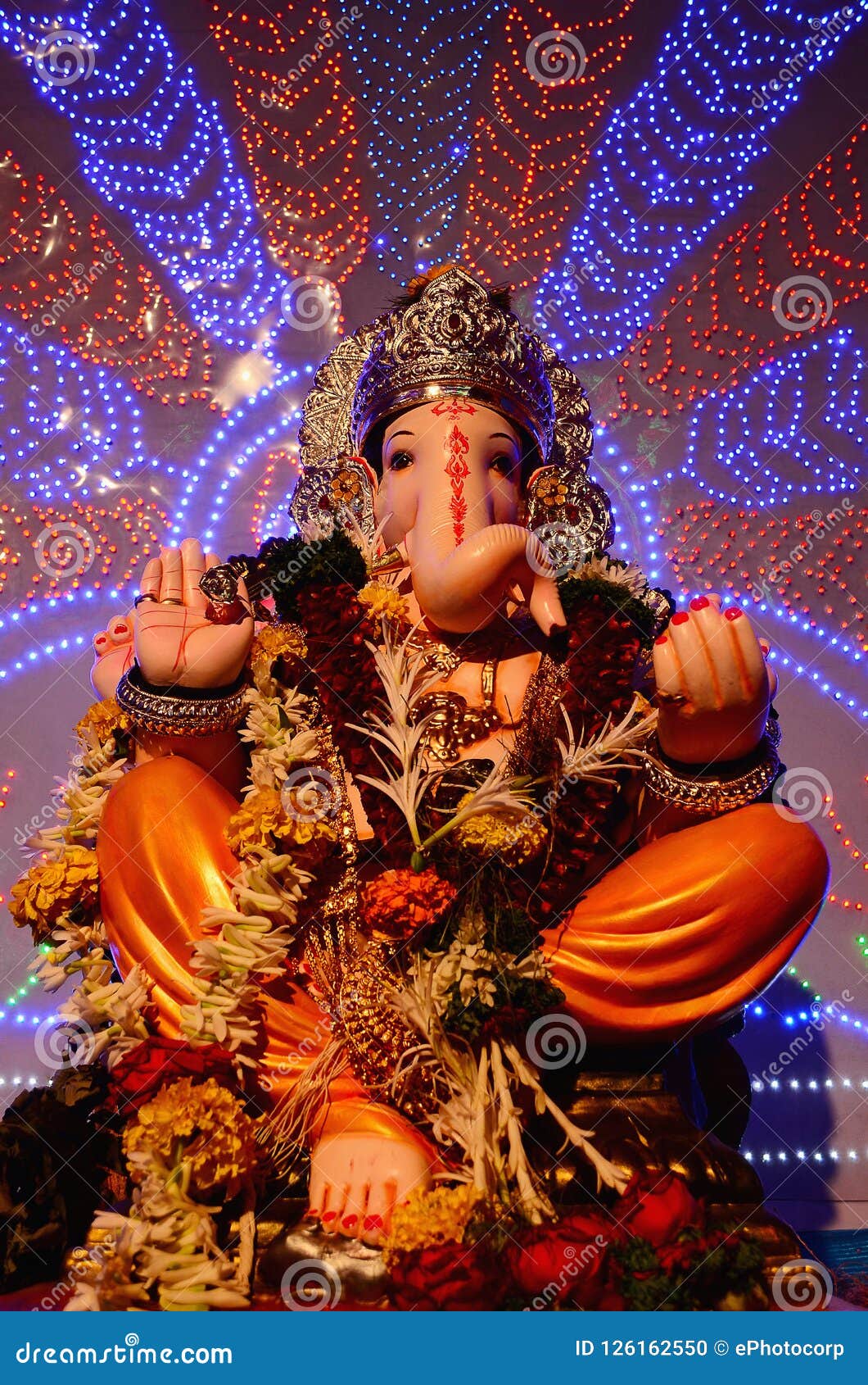 Idol of Lord Ganesha,Pune, Maharashtra, India Stock Photo - Image of ...