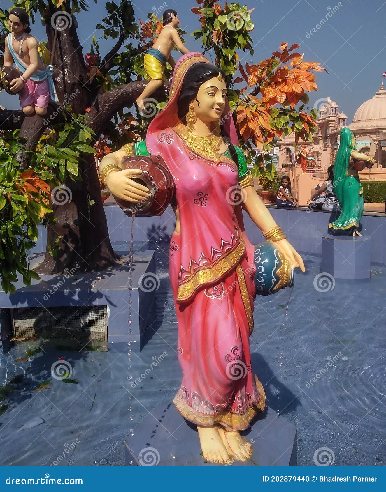 Idols of Hindu deities stock photo. Image of temple 202879440