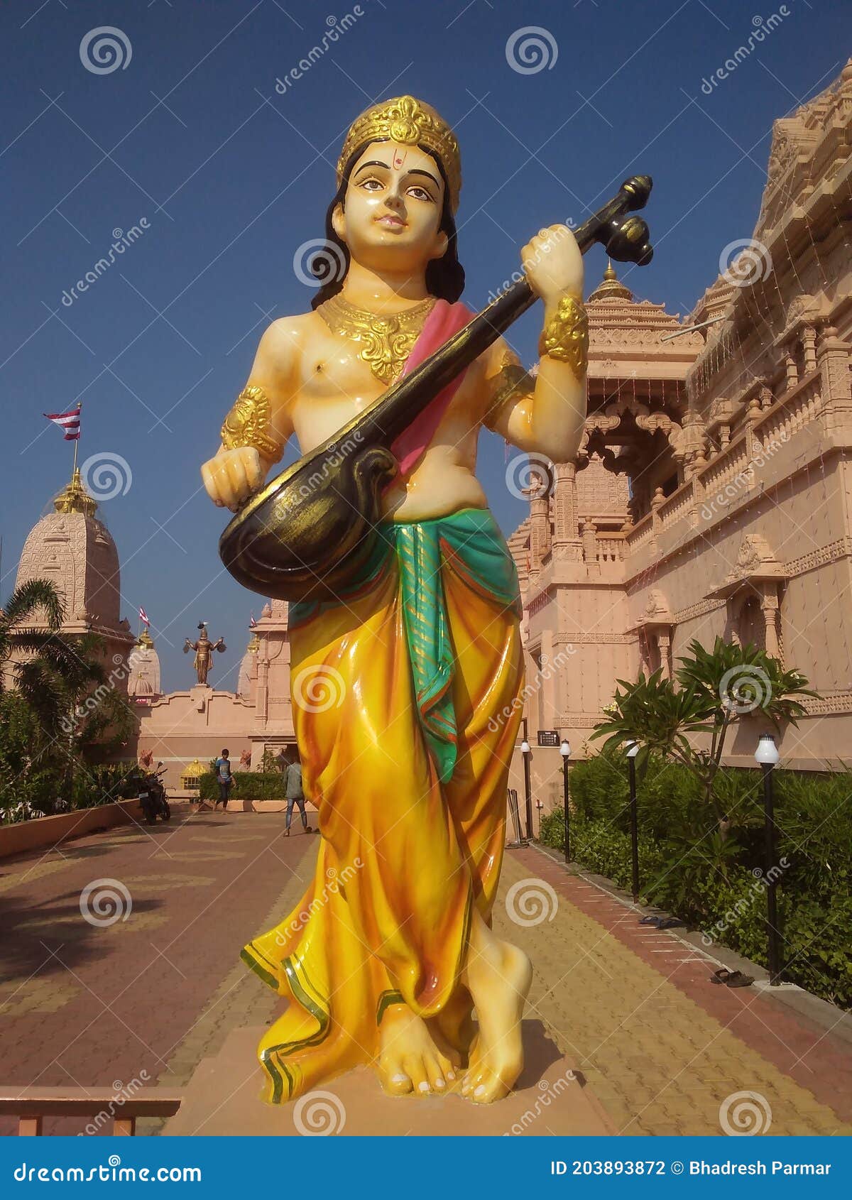 Idols of Hindu deities stock photo. Image of shrine 203893872