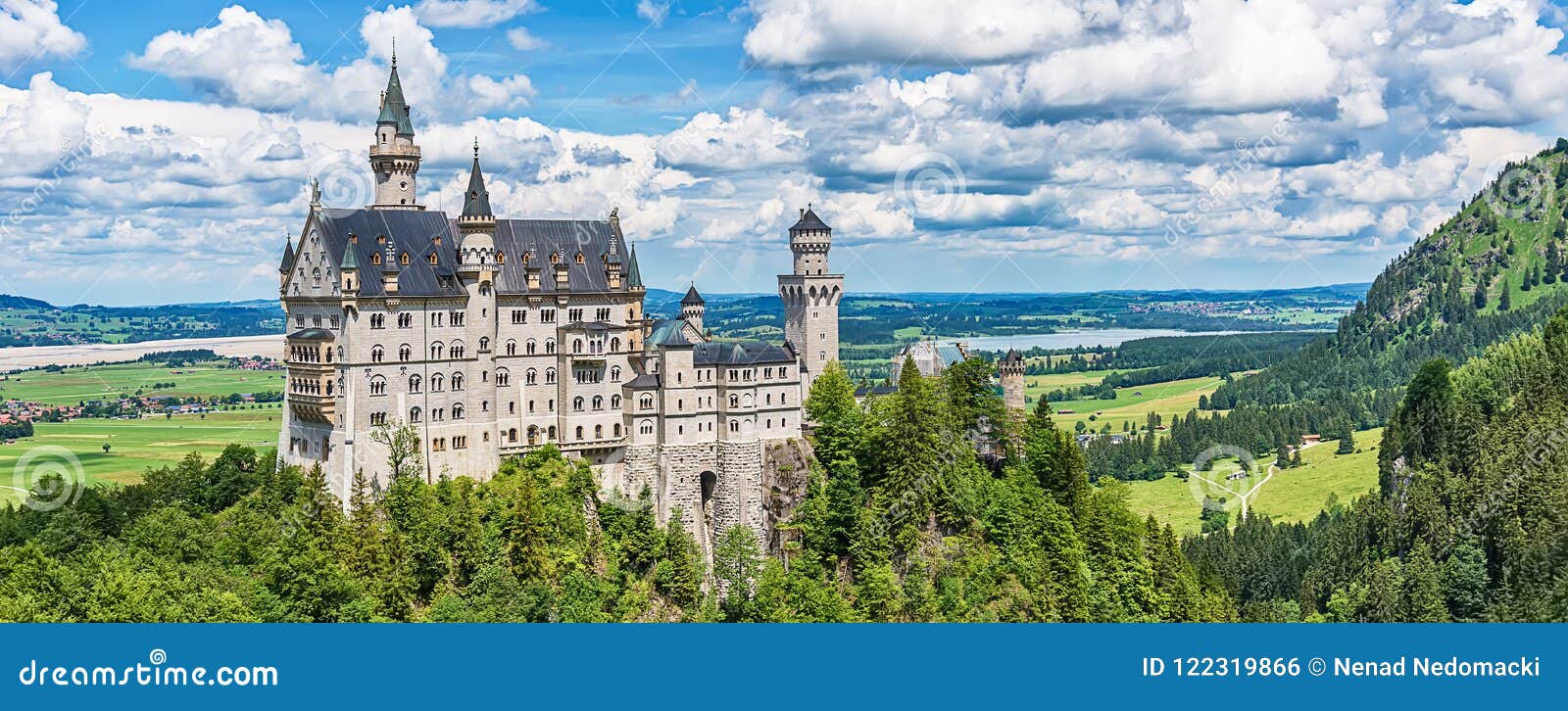 the idyllic neuschwanstein castle