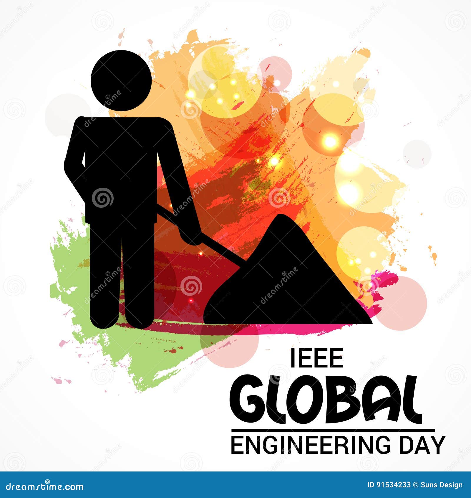 Ieee Global Engineering Day. Stock Illustration Illustration of