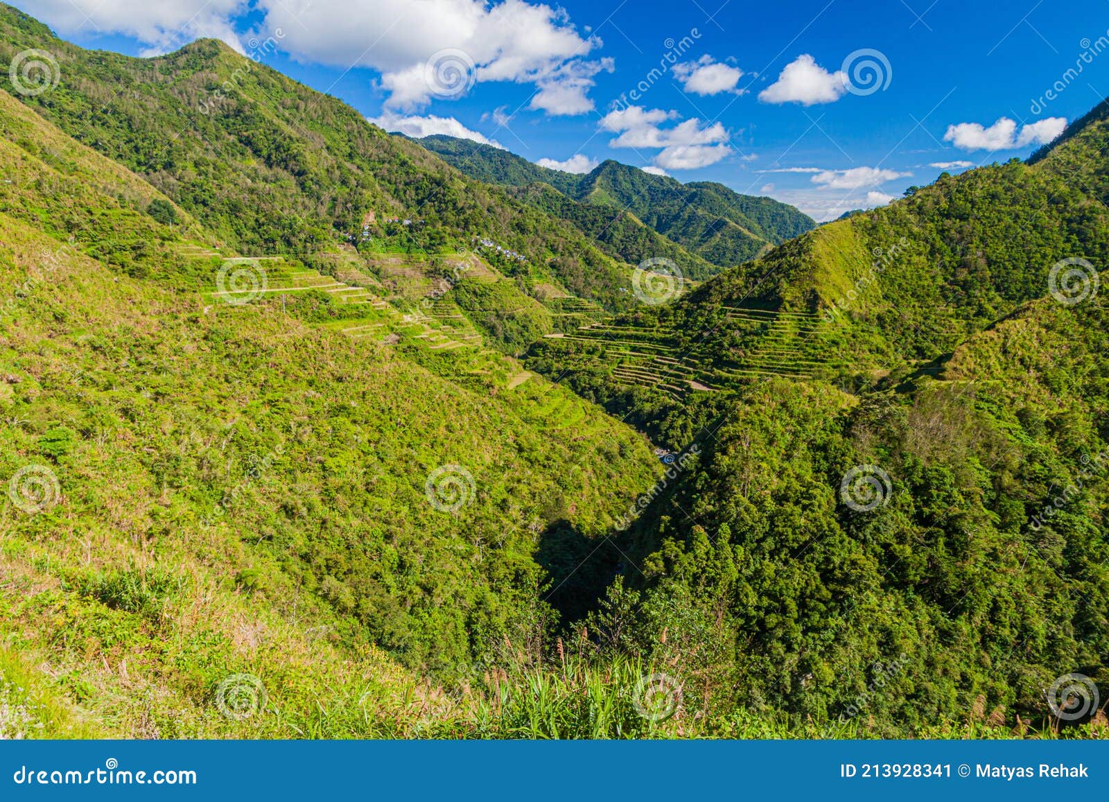 ifugao rice terraces on luzon island, philippin
