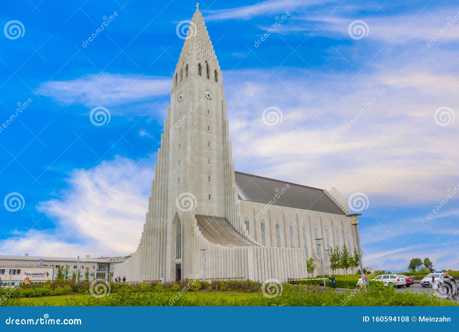 Iglesia De Hallgrimur En Reykjavic Foto de archivo editorial - Imagen de  edificio, evangélico: 160594108