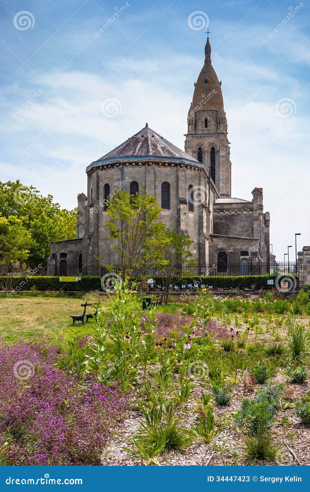Iglesia De Sainte Marie De La Bastide En Burdeos Imagen de archivo