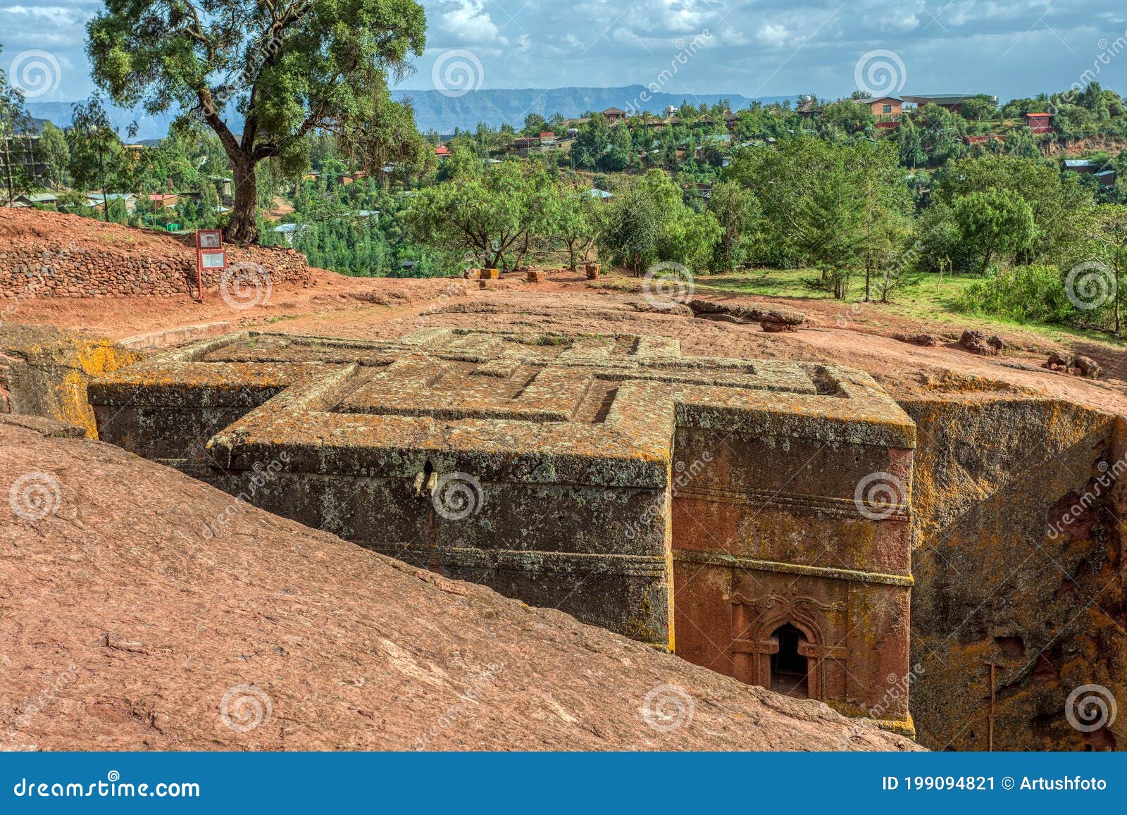 Iglesia De San Jorge, Lalibela Etiopía Foto editorial - Imagen de roca,  recorte: 199094821
