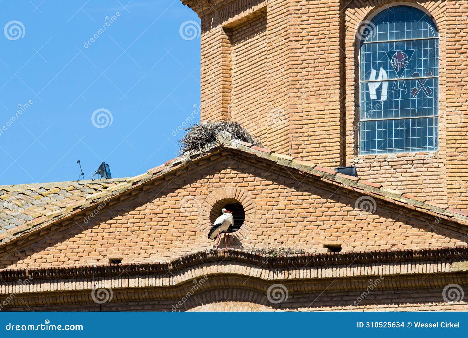 iglesia de san juan bautista, alcolea de cinca, spain